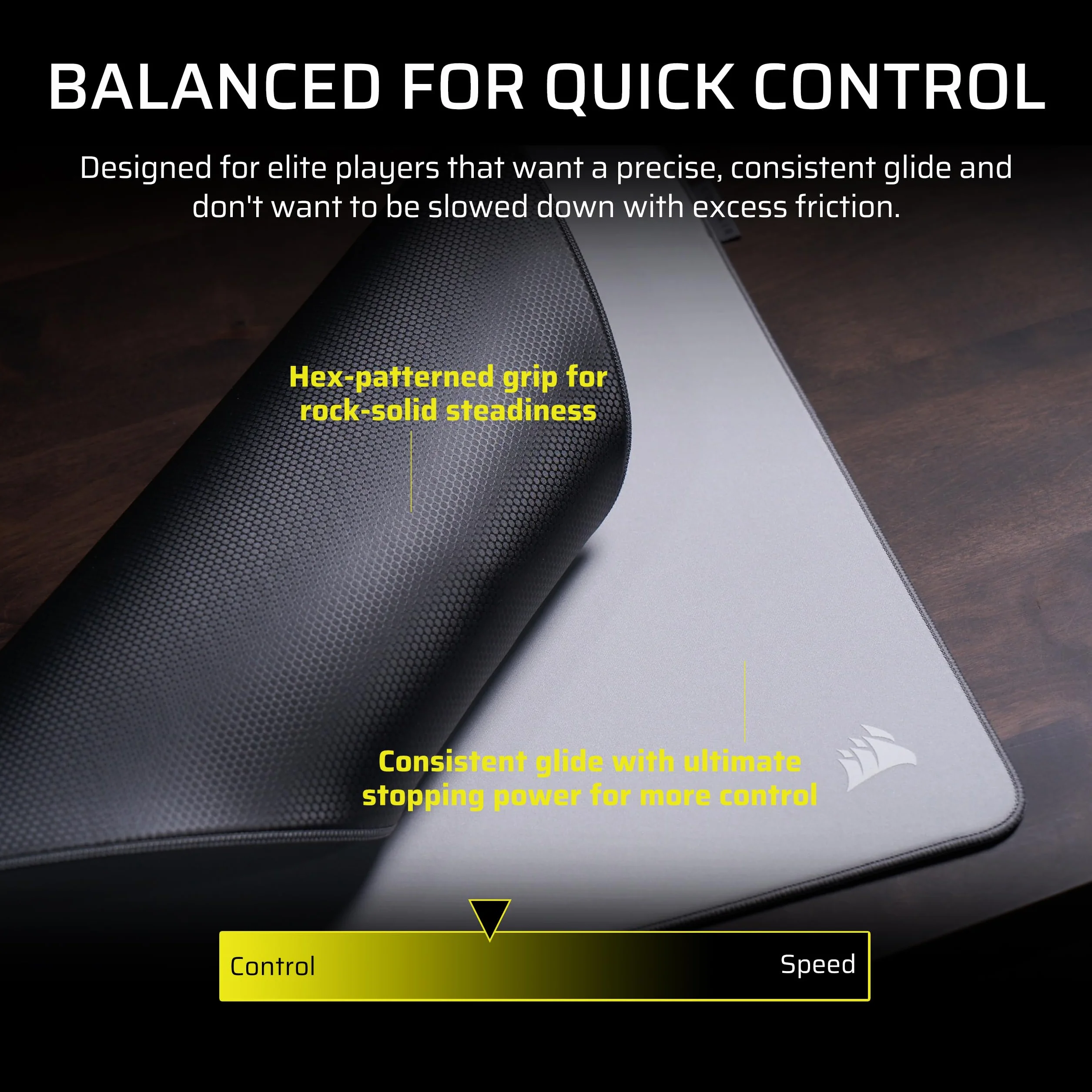 Corsair MM PRO Control Cloth podkładka pod mysz do gier 4 mm antypoślizgowa