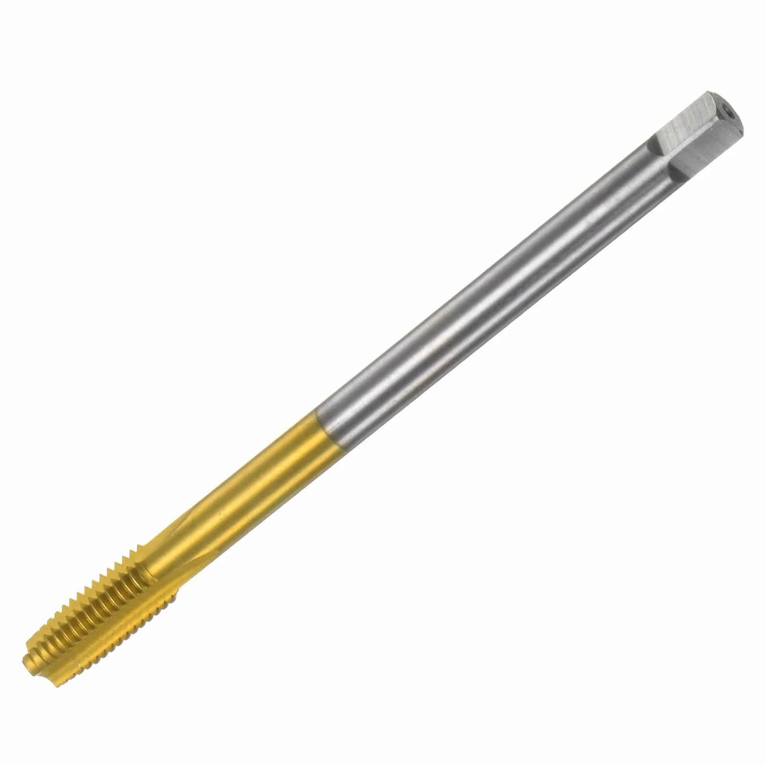 QUARKZMAN Gwint metryczny M10 x 1,5 H2 130 mm Bardzo długa powłoka = tytanowe M35 Narzędzie do naprawy frezowania gwintów frezowanie śruby flet prosty stal szybkotnąca