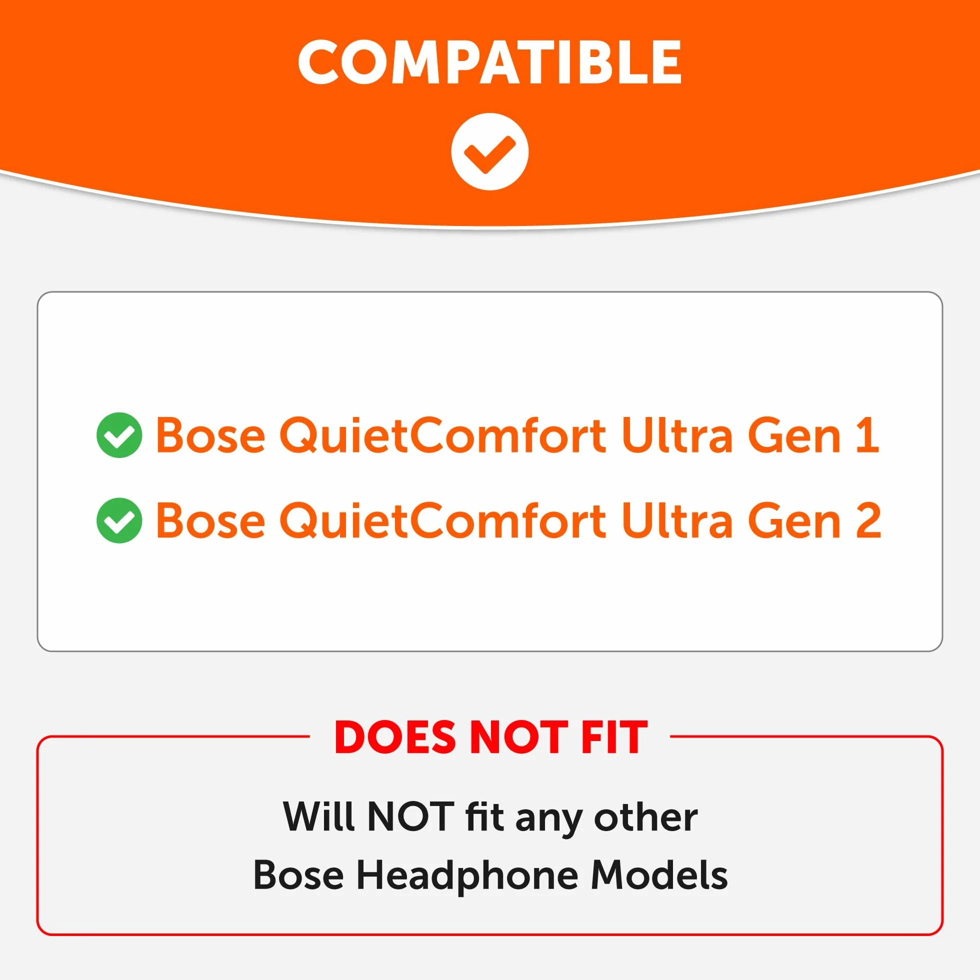 Wicked Cushions WC PadZ QC Ultra wymienne nauszniki do Bose QuietComfort Ultra Black