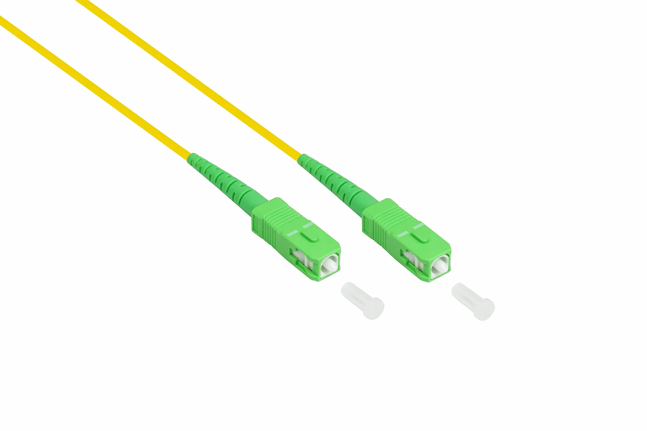 Good Connections OS2 LWL Kabel Simplex SC/APC do SC/APC Singlemode 9/125 0,5 m