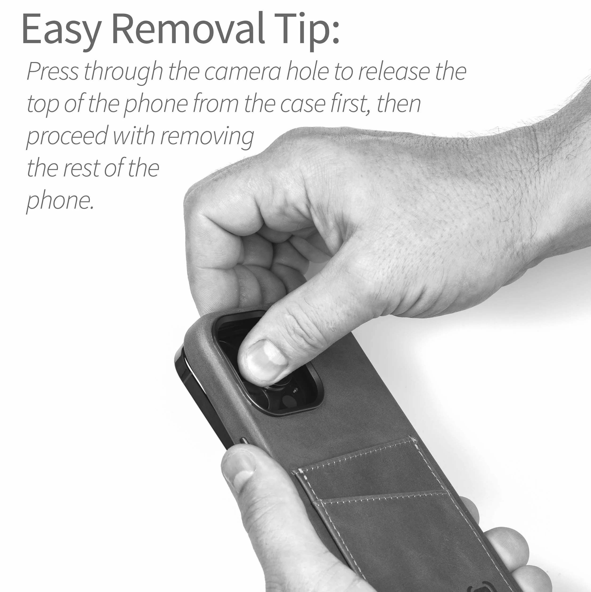 Dockem Etui na iPhone 16 Pro Max z Wbudowaną Metalową Płytką Magnetyczną, 2 Kieszenie, Skóra Syntetyczna Granatowy