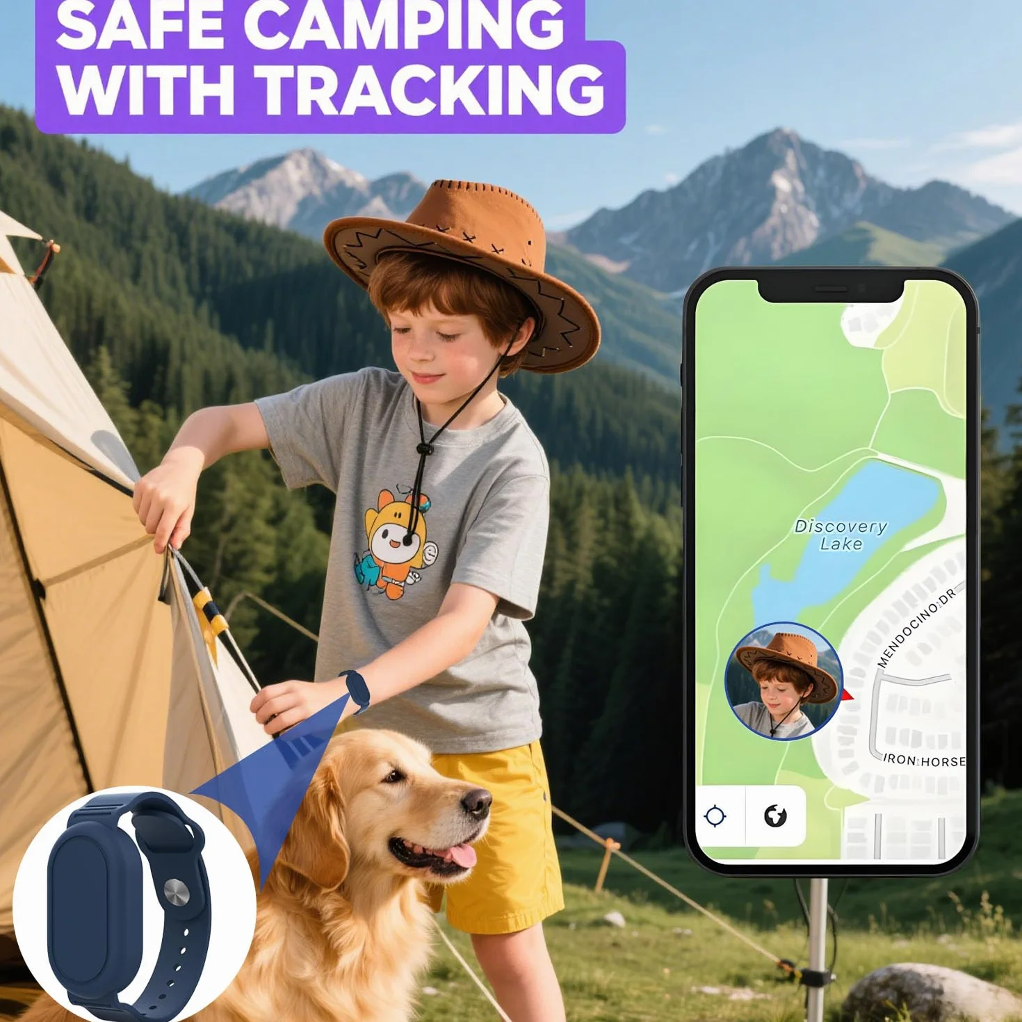 Samsung Smart Tag 2 GPS lokalizator silikonowa wodoszczelna bransoletka regulowana akcesoria dla dzieci czarny niebieski