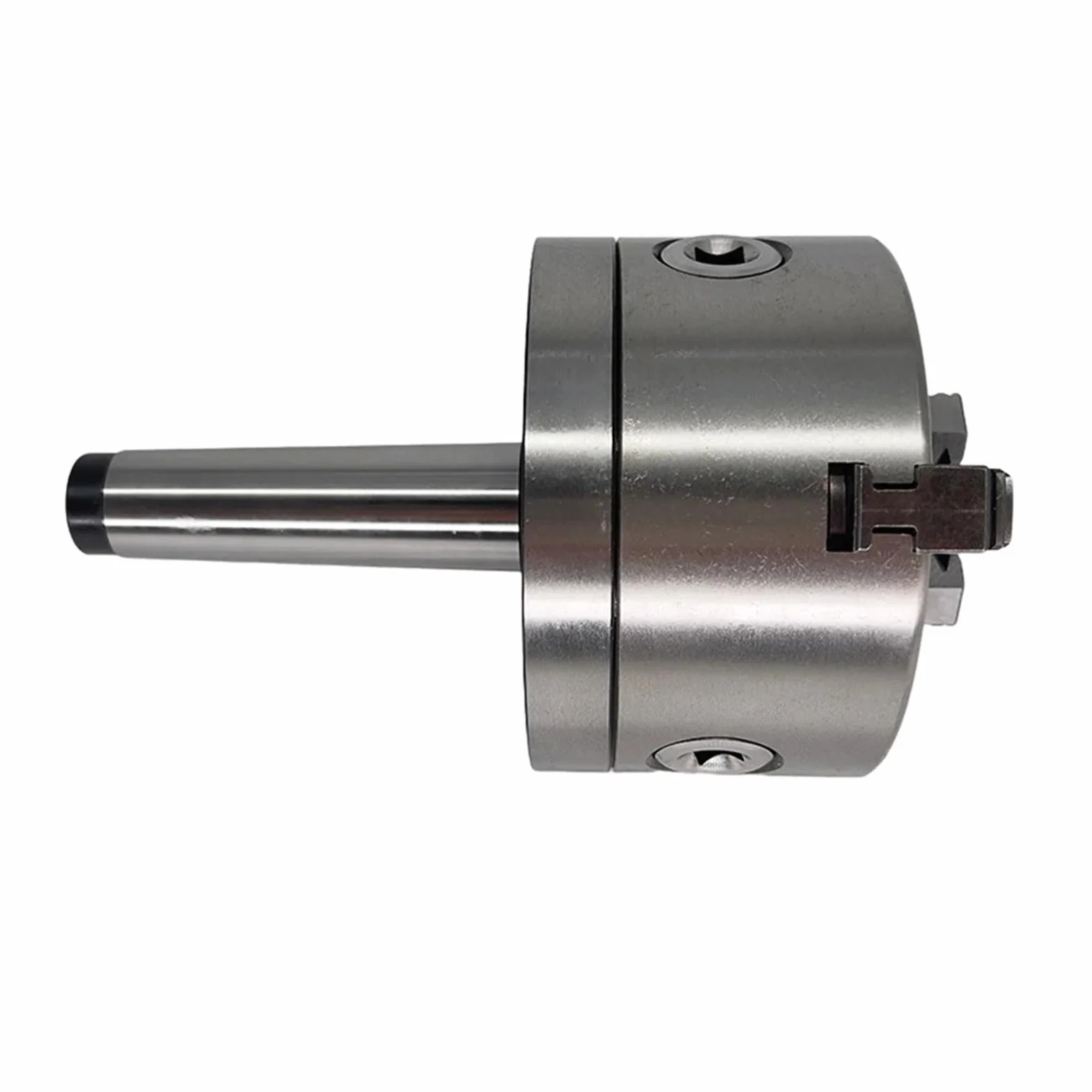 3-szczękowy uchwyt tokarski 125 mm z adapterem uchwytu MT2 - kołnierz stożkowy o wysokiej twardości do tokarki K11-125