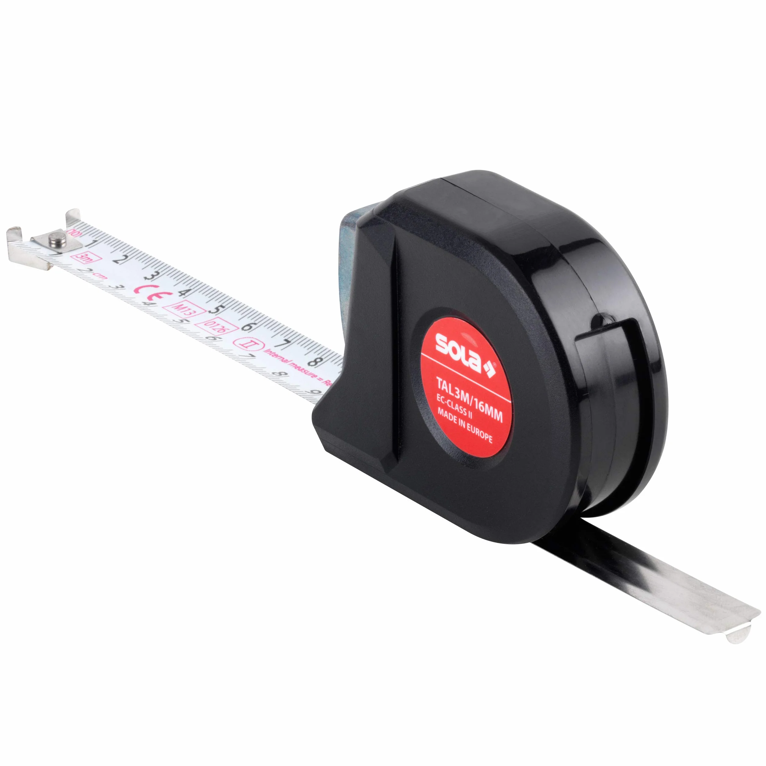 Sola 51011601 taśma miernicza "Talmeter TAL 3", czarna, 3 m