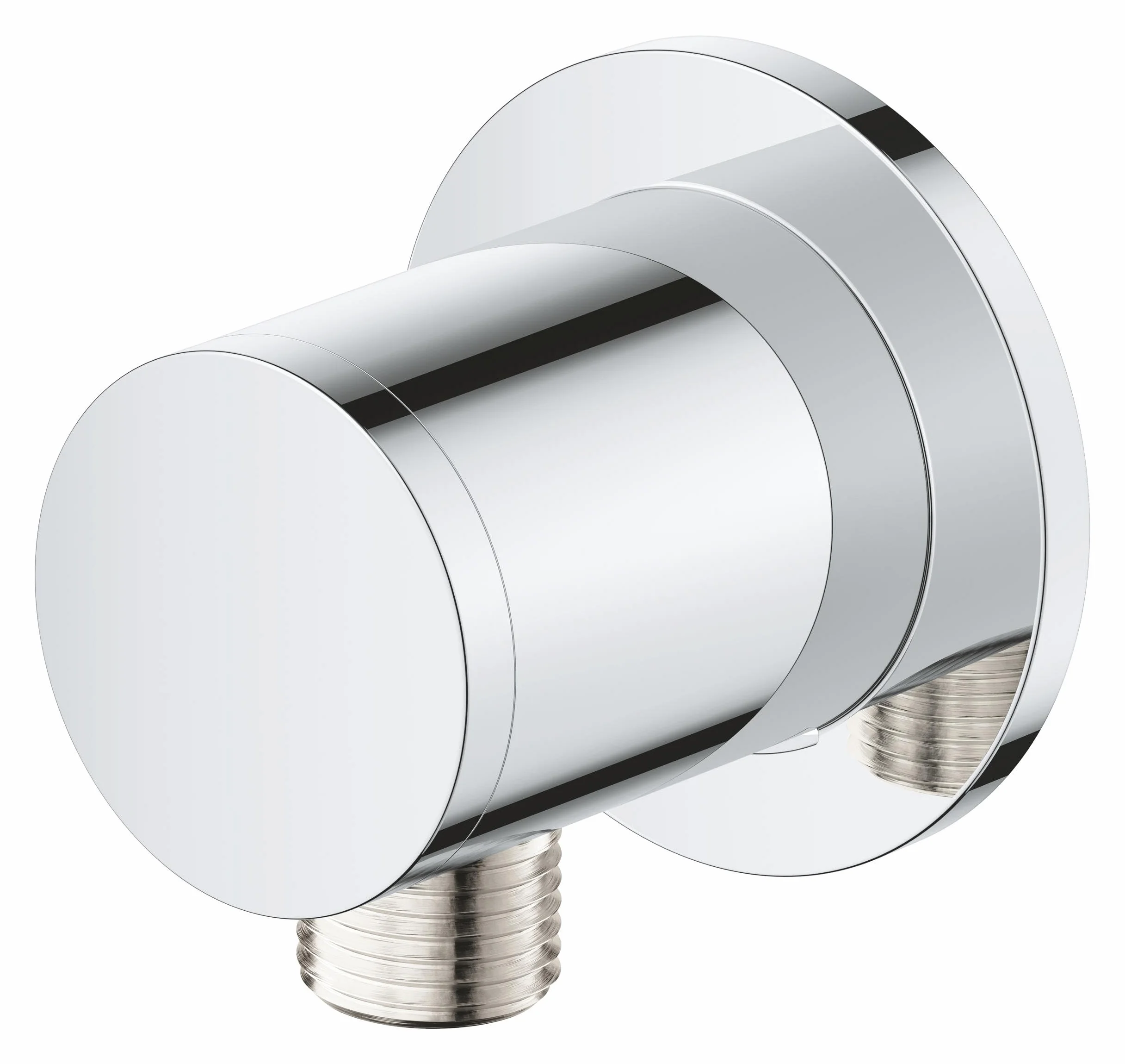 GROHE Vitalio 26963001 uniwersalna złączka ścienna z kolankiem wylotowym prysznica, gwint zewnętrzny 1/5.1 cm do węża prysznicowego, chromowana, 26963001