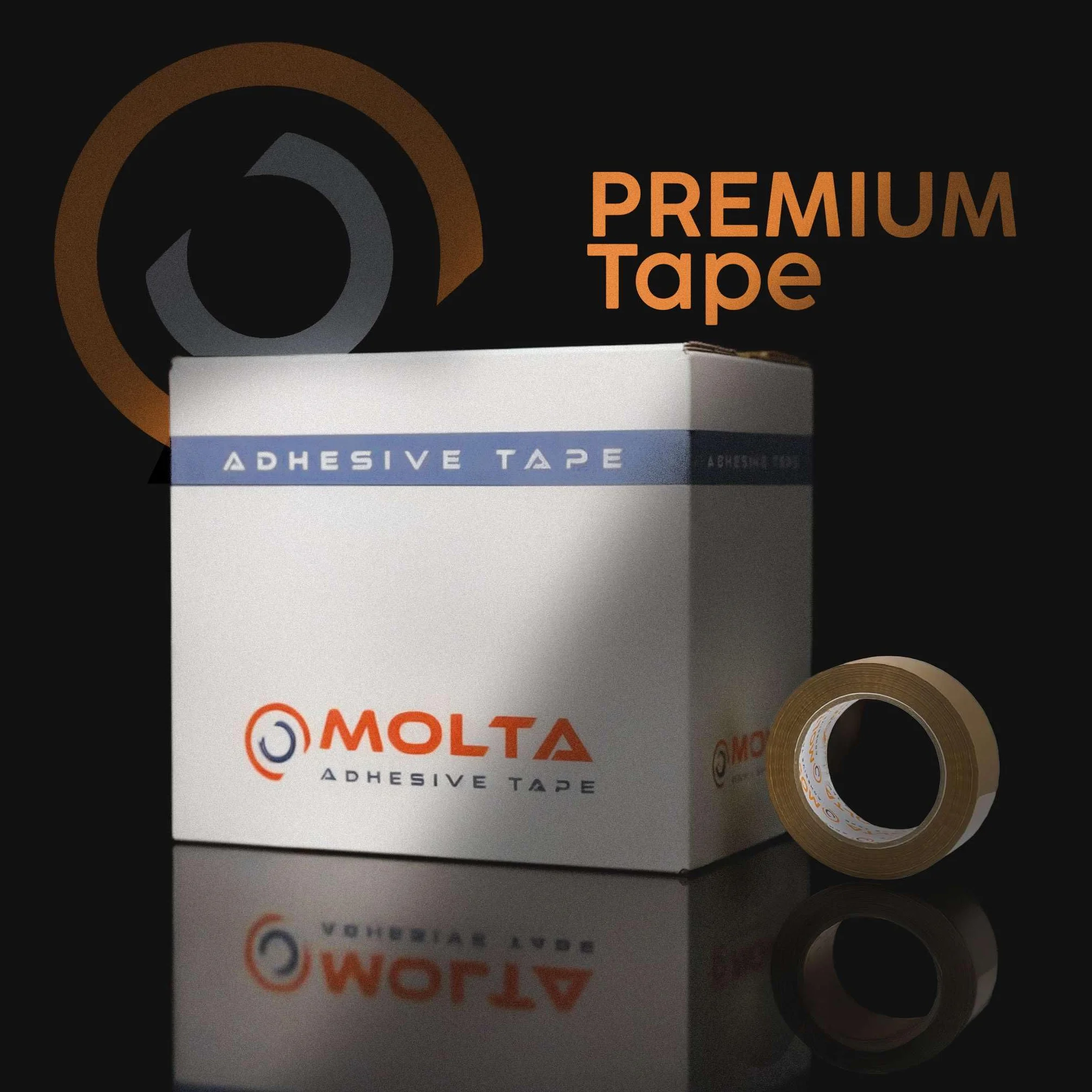 Molta SOLVENTA PLUS brązowa taśma do pakowania, 48 mm x 55 m, taśma klejąca do pakowania, taśma kartonowa, taśma do pakowania paczek i kartonów – 36 rolek | naturalna drapak