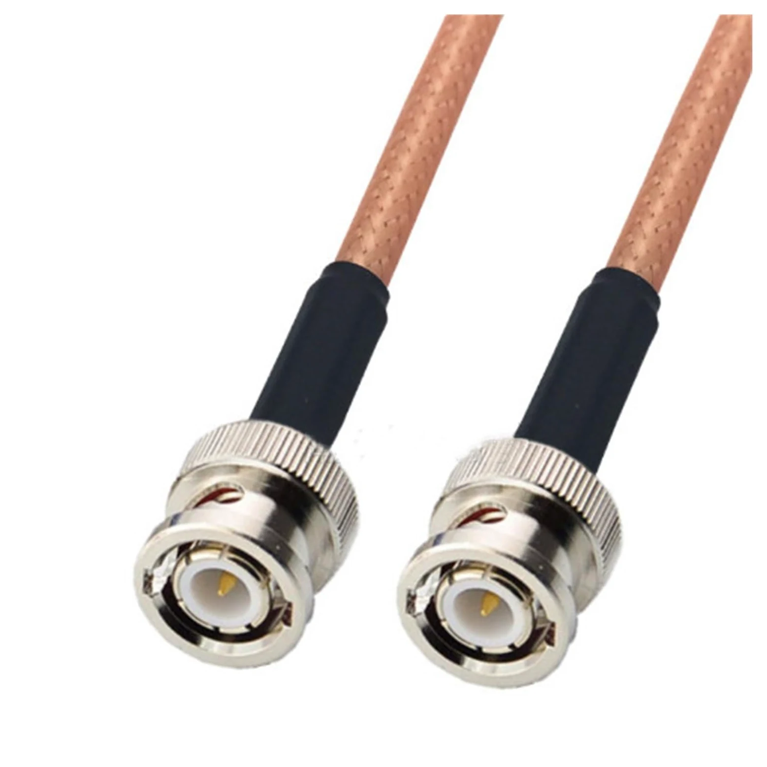 Kabel BNC męski na BNC męski RG400 Podwójnie ekranowany kabel połączeniowy z oplotem miedzianym, niskostratny, 50 omów(10m)
