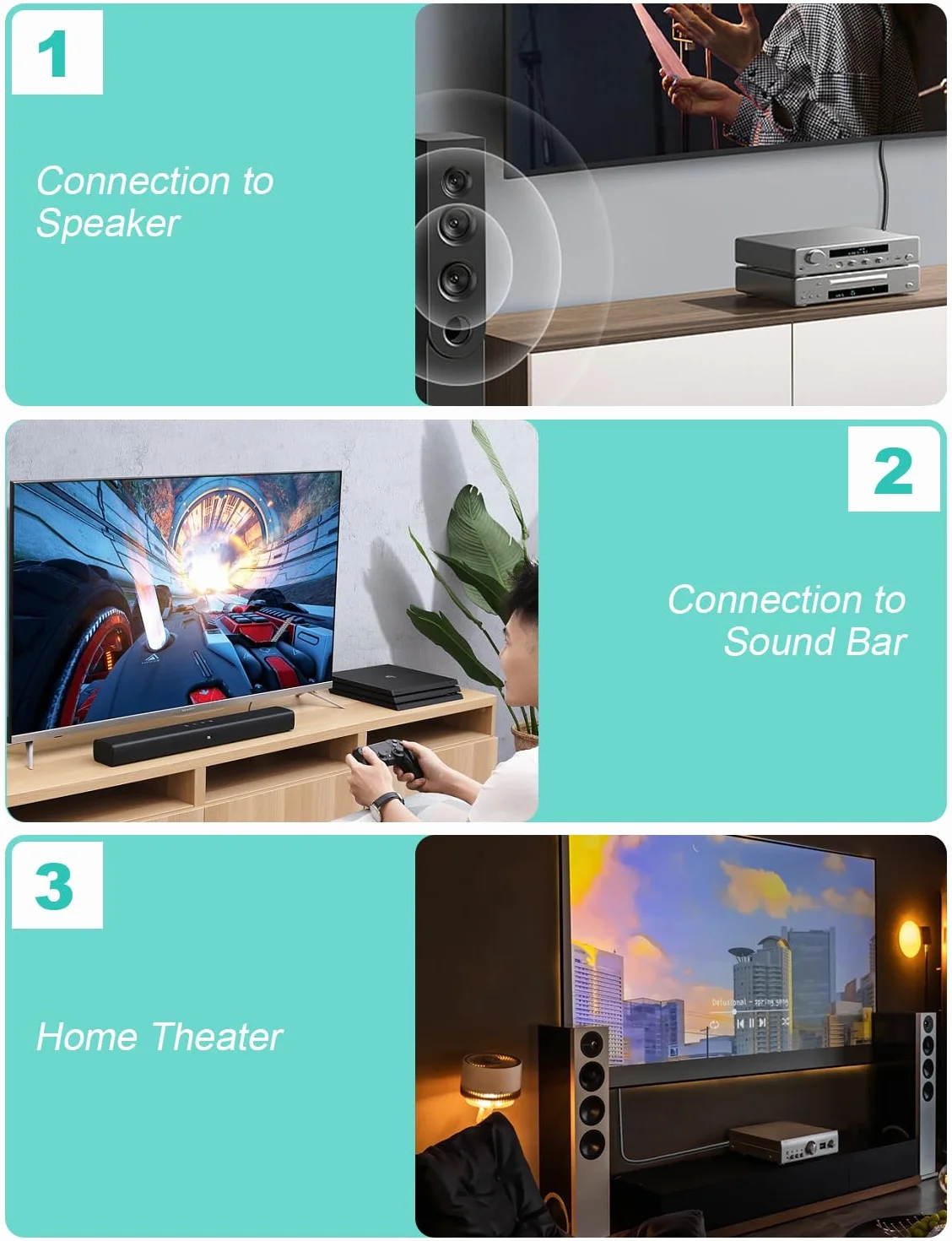 EMK Kabel subwoofera 90 stopni, RCA męski na męski, cyfrowy koncentryczny kabel audio do telewizora, odtwarzacza DVD, konsoli do gier, projektora, głośnika (2 m)