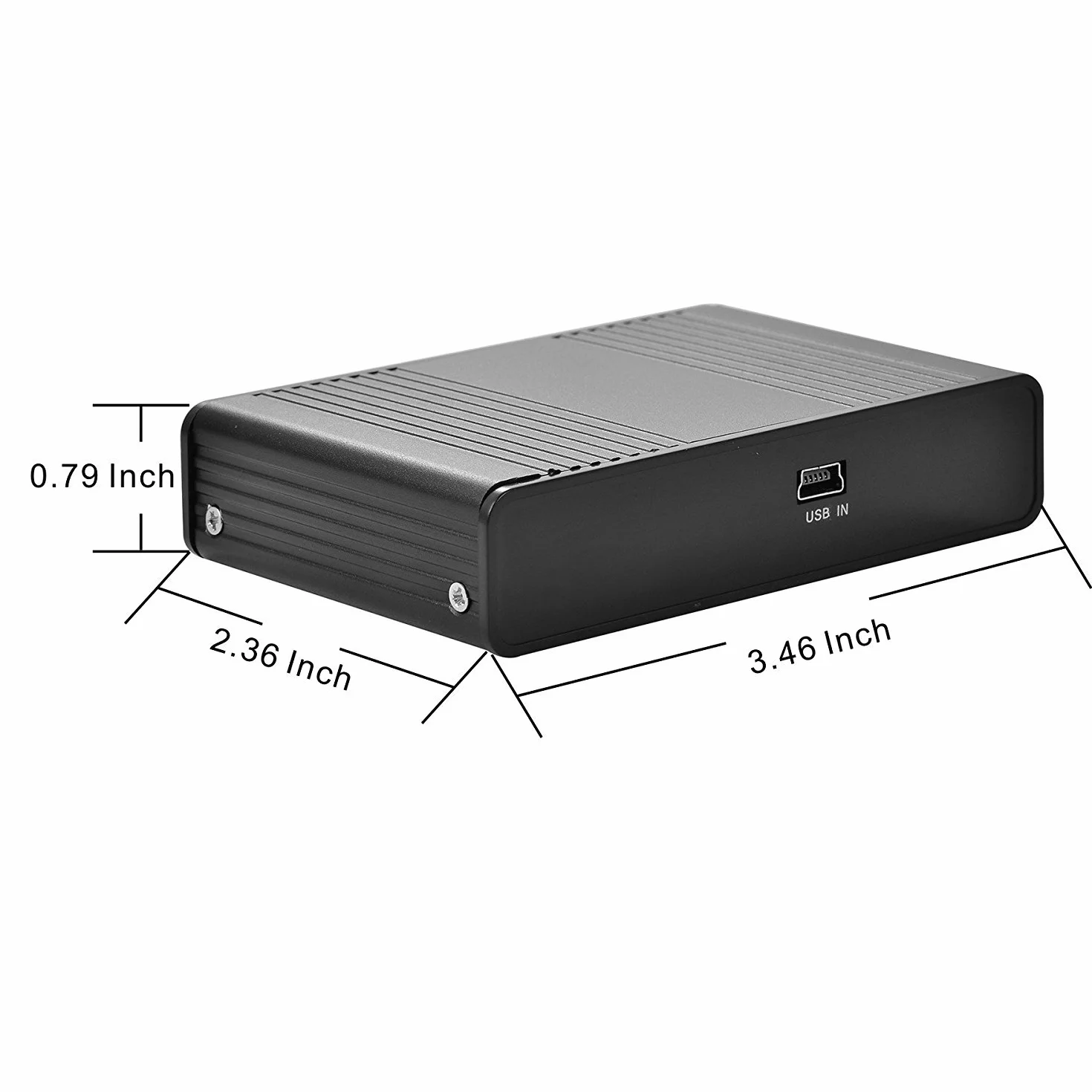 Zewnętrzna karta dźwiękowa USB 2.0 6-kanałowa 5.1 S/PDIF optyczny do laptopa PC Windows 10/8/7/XP czarny