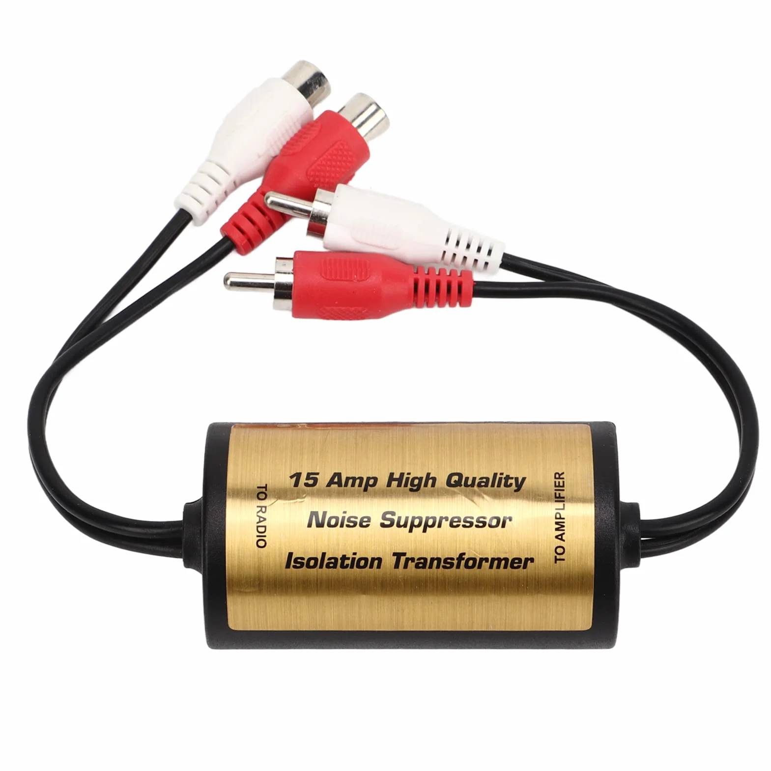 Filtr Szumów Audio 15A Stereo Przeciwzakłóceniowy Izolator Pętli Uziemienia