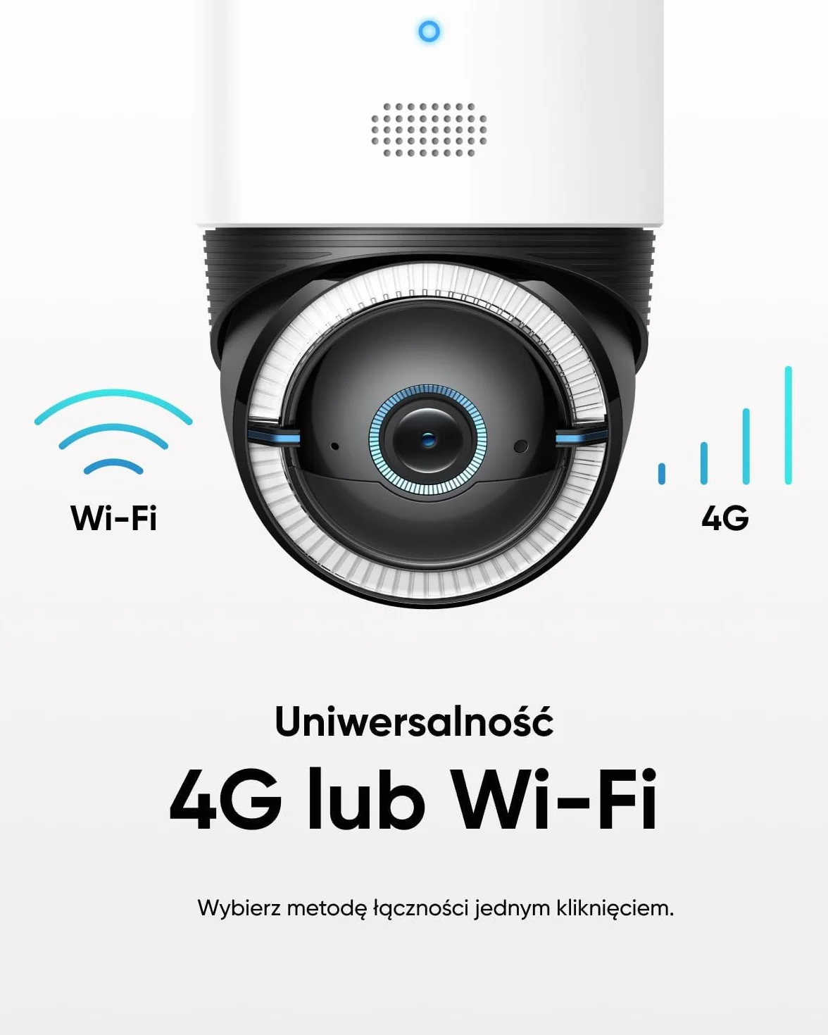 eufy 4G LTE kamera monitoringowa 4K UHD bezprzewodowa z panelem słonecznym śledzenie AI odnowiona