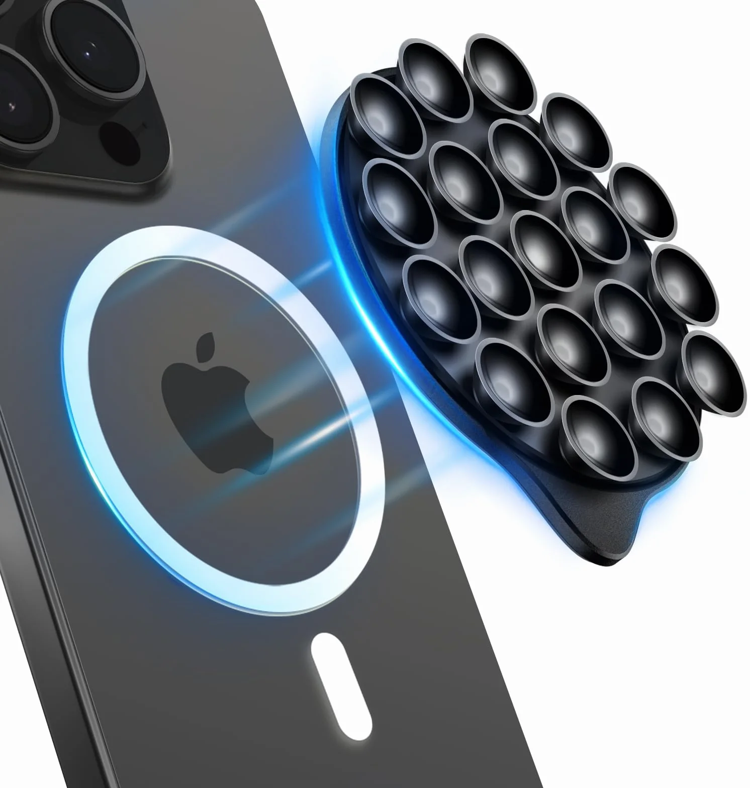 MagSuction Silikonowy Uchwyt Na Telefon Z Przyssawką MagSafe, Antypoślizgowy, Bez Użycia Rąk, Kompatybilny Z iPhonem, Idealny Do Filmów i Selfie TikTok