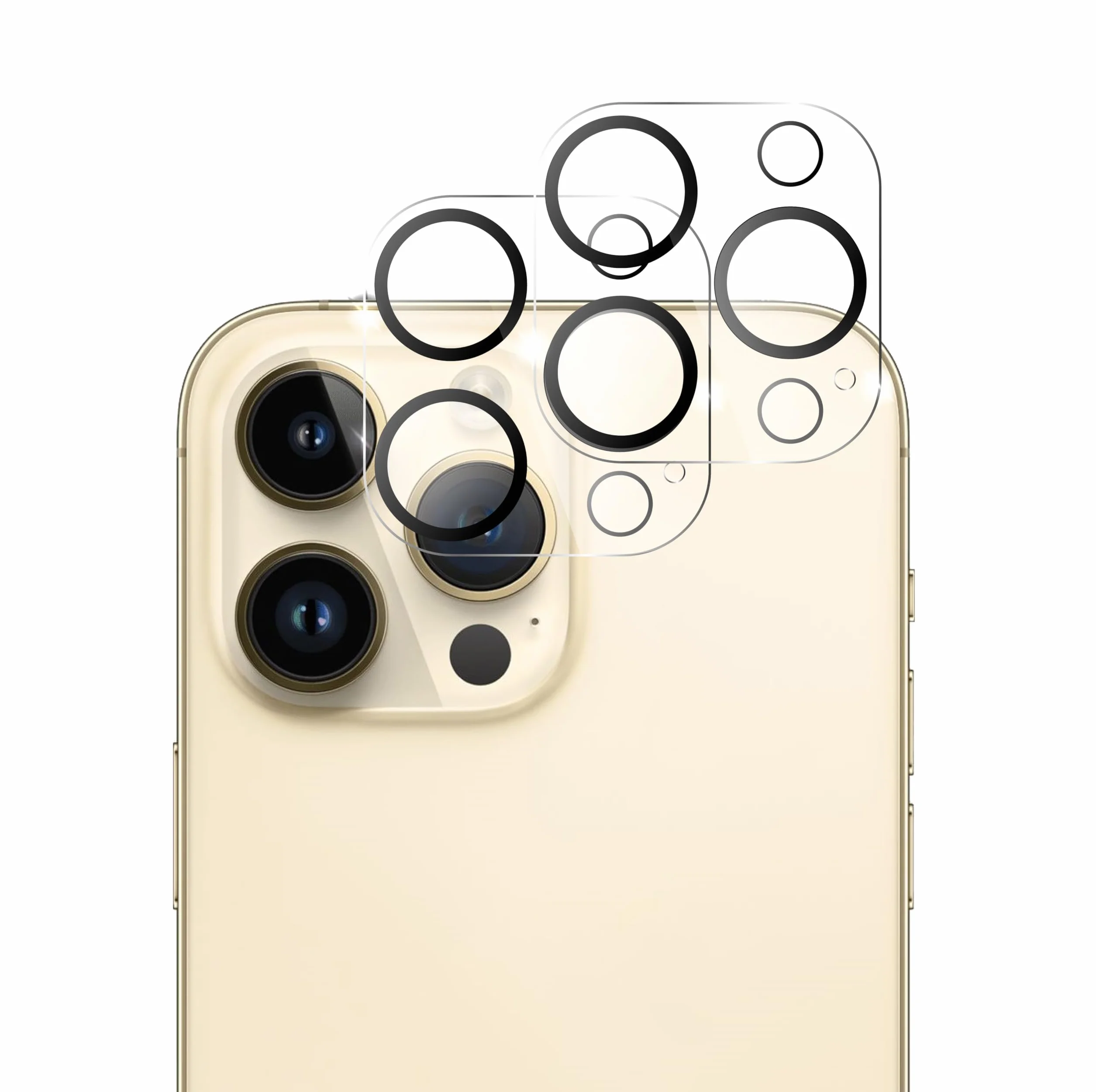 Osłona obiektywu aparatu iPhone 14 Pro / 14 Pro Max szkło hartowane 2 sztuki