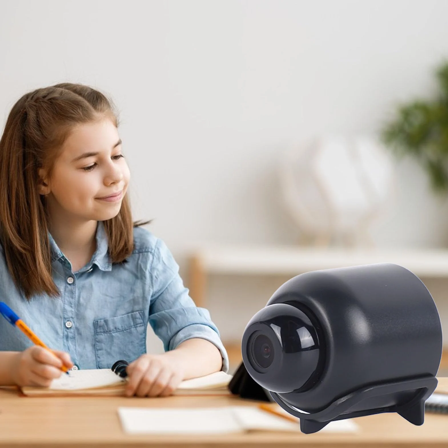 Mini kamera Wi-Fi z nocnym widzeniem zdalne monitorowanie bezpieczeństwa do domu