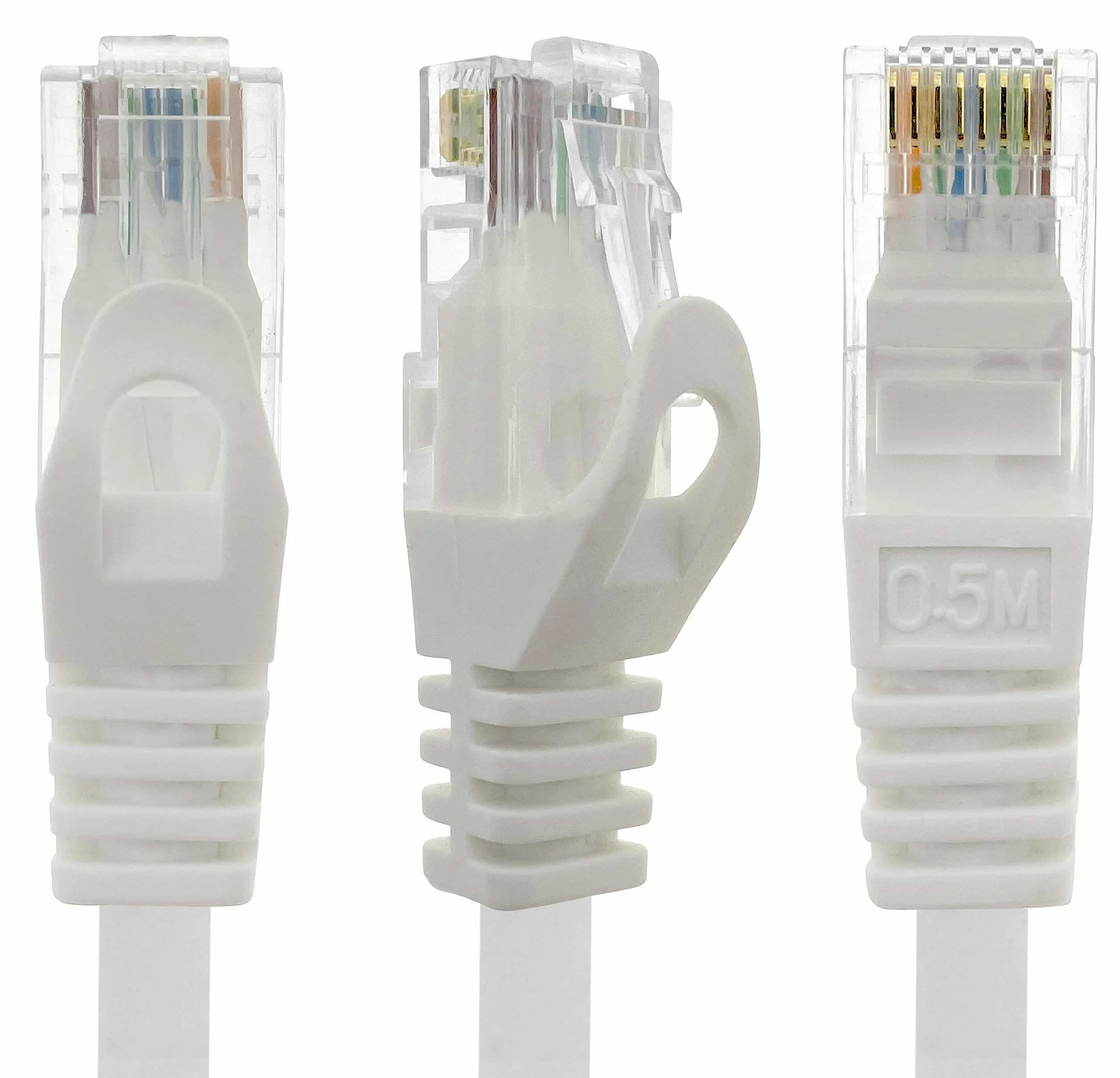 Kabel sieciowy Cat7 1m biały