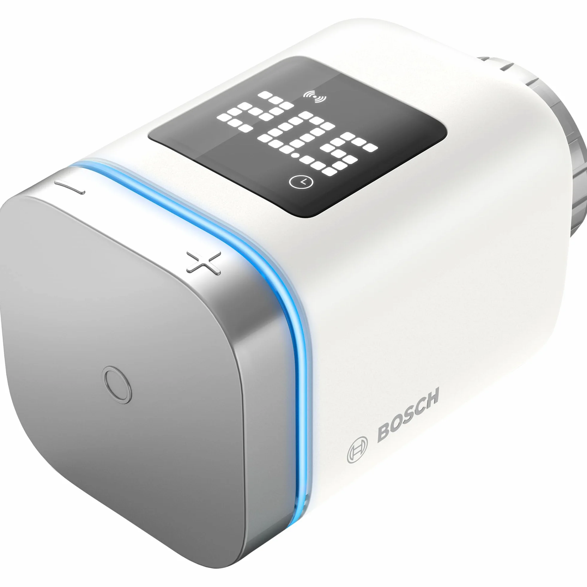 Bosch Smart Home termostat grzejnikowy II [+M], inteligentny termostat, elastyczne zastosowanie w systemie Bosch Smart Home lub w systemach matter