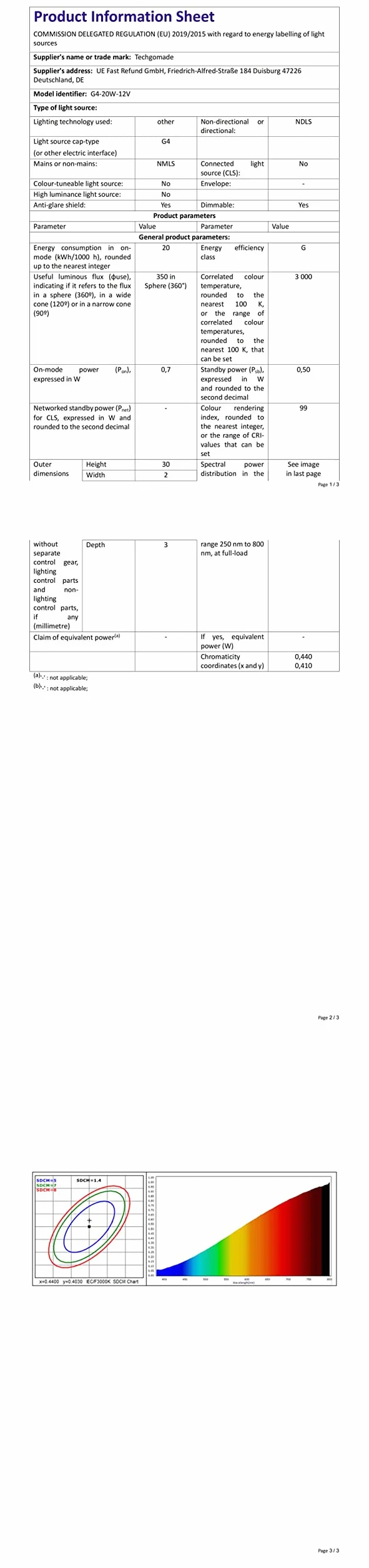 G4 żarówki halogenowe, Techgomade 12 V 20 W Halogen Pin Światło bazowe, 3000 K ciepła biel, 350 lm, możliwość ściemniania, lampa halogenowa o niskim napięciu G4, przezroczysta lampa kapsułkowa, do żyrandoli kryształowych, 10 sztuk