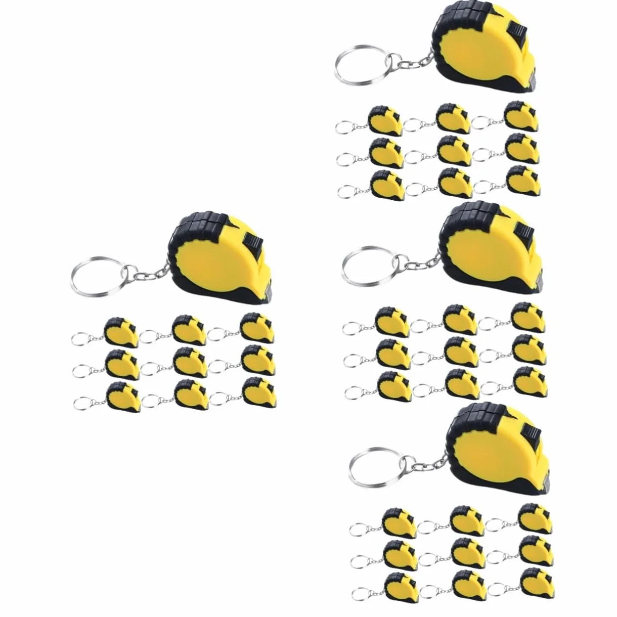 UKCOCO 4 zestawy Brelok Do Kluczy Miarka Krawiecka Mała Chowana Miarka Krawiecka Przenośna Mini Miarka Krawiecka Mini Miarka Krawiecka Brelok Do Kluczy Chowana Miarka Krawiecka 10 szt*4