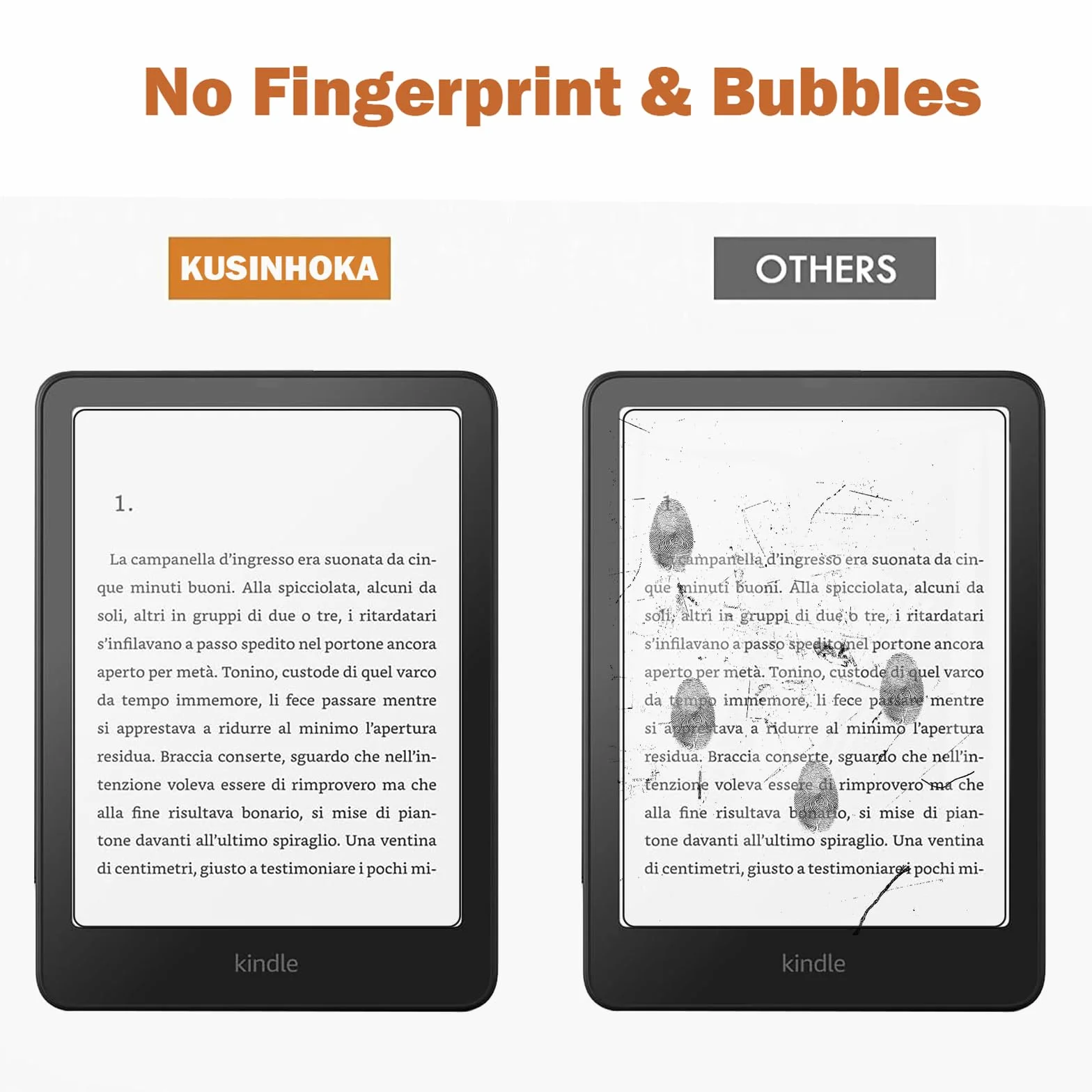 Folia ochronna do Kindle Paperwhite 2024-12. generacji (7 cali), [2 sztuki] [Anti-scratch] HD Screen Protector, bez pęcherzyków, miękka folia ochronna TPU
