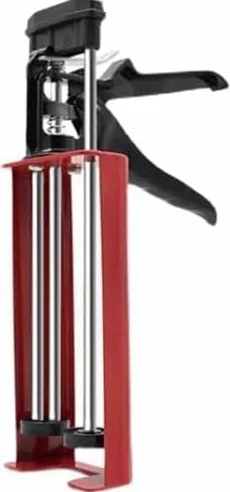 Podwójny pistolet uszczelniający z uchwytem T - 400 ml ręczny aplikator kleju do uszczelniaczy epoksydowych, akrylowych i silikonowych - idealny do użytku domowego, DIY i profesjonalnego