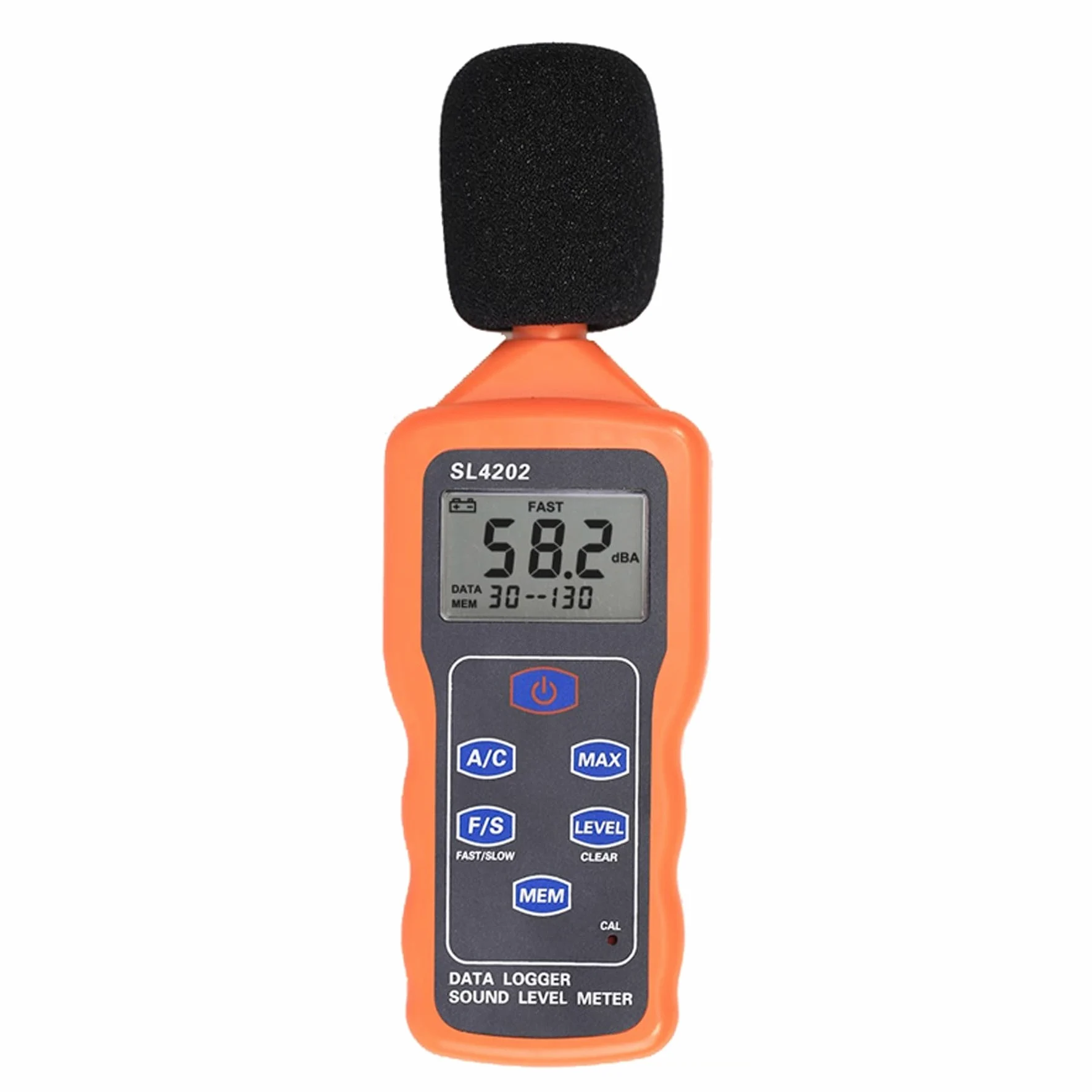 SL4202 rejestrator danych miernik poziomu dźwięku przemysłowy hałasu 30dB-130dB tester