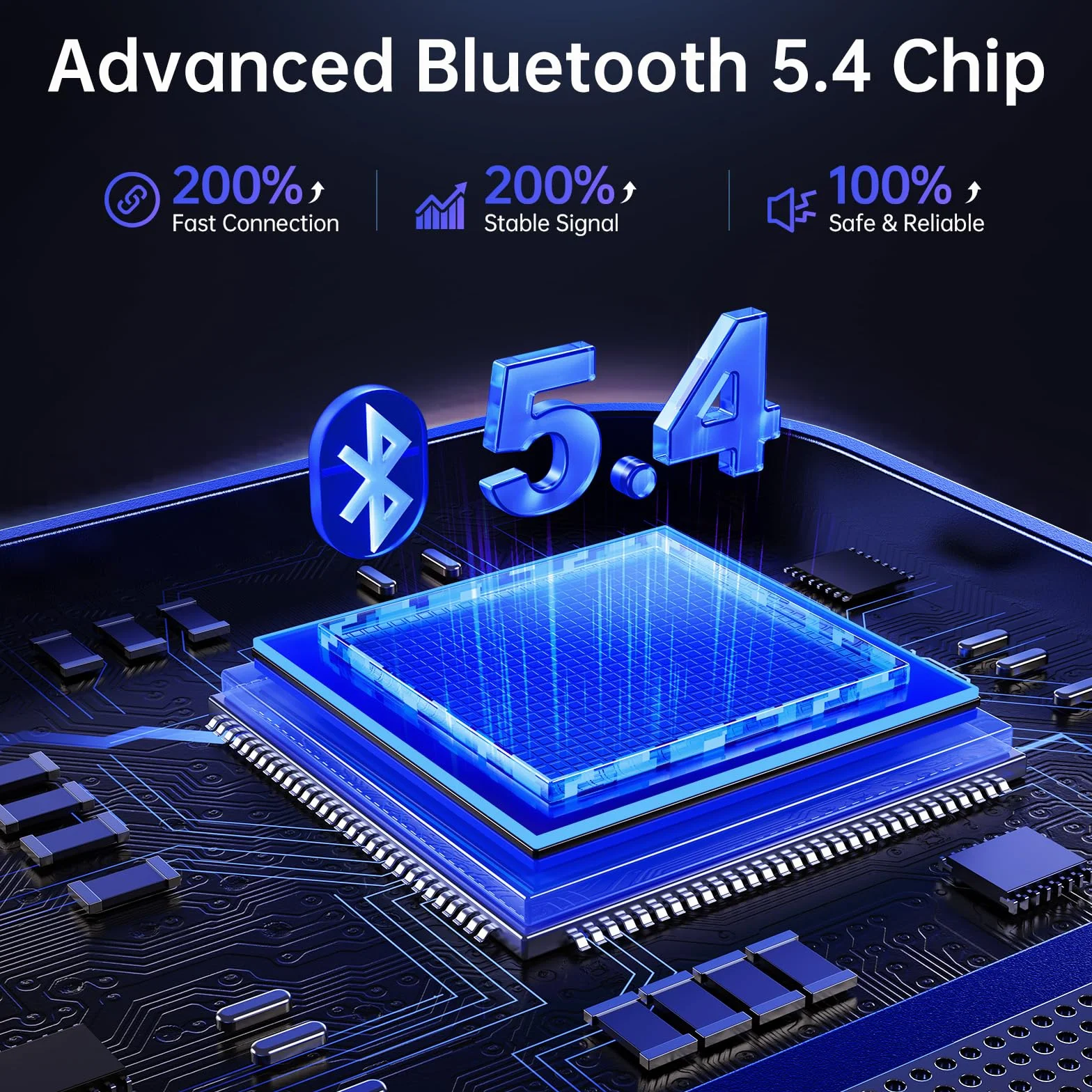 Syncwire Bluetooth 5.4 Adapter samochodowy z mikrofonem, Aux 3.5mm, zestaw odbiornika, kabel nawijany, głęboki bas HiFi