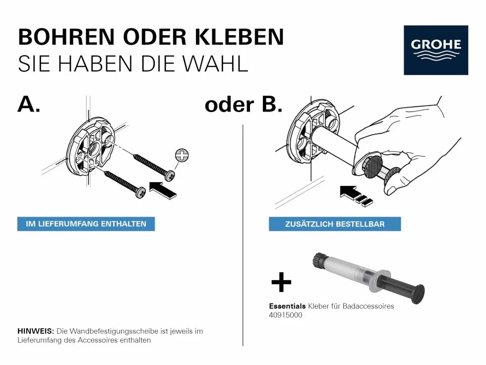 Grohe Essentials Wieszak na ręcznik
