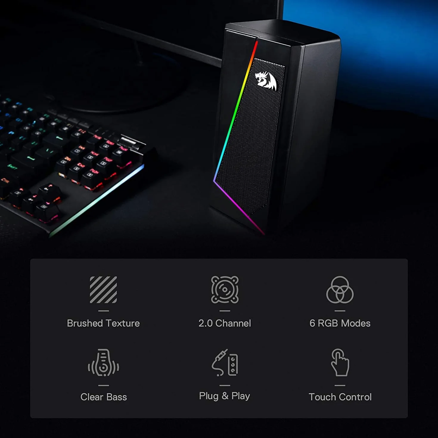 Redragon GS520 Anvil 2.0 głośnik komputerowy USB