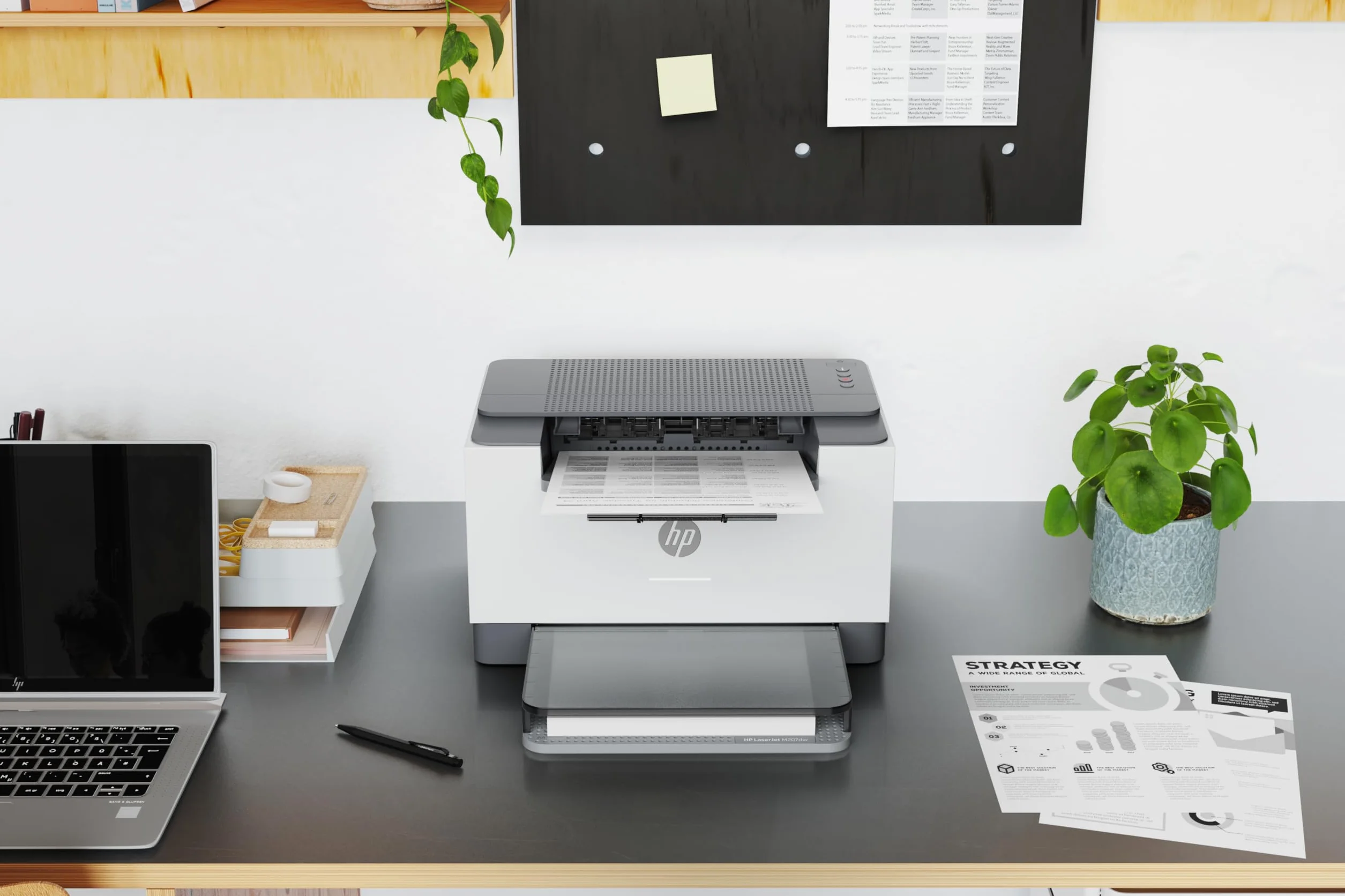 HP LaserJet M207dw Printer