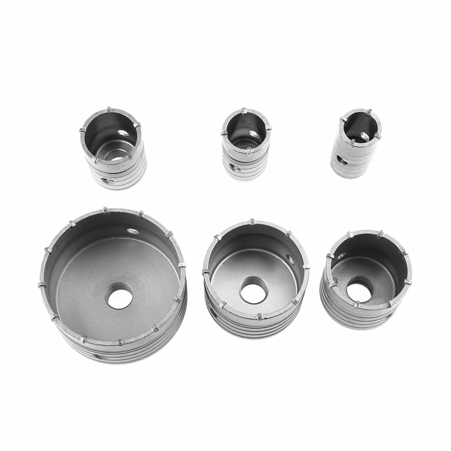 Eujgoov 10 szt. Zestaw wierteł Rdzeniowych SDS Plus Shank Heavy-duty Wolframowe Wiertła do Otworów w Murze do Betonu i cegieł 35mm 110mm