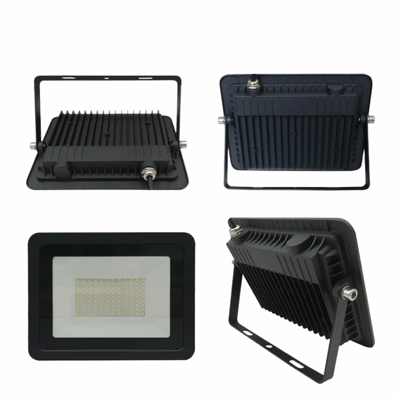 Światła bezpieczeństwa Zewnętrzny reflektor LED 10W 20W 30W 50W 100W IP68 Wodoodporne oświetlenie zewnętrzne Foco Led Zewnętrzna kinkiet Reflektor Reflektor do ogrodu, podwórka, garażu, drzwi (kolor