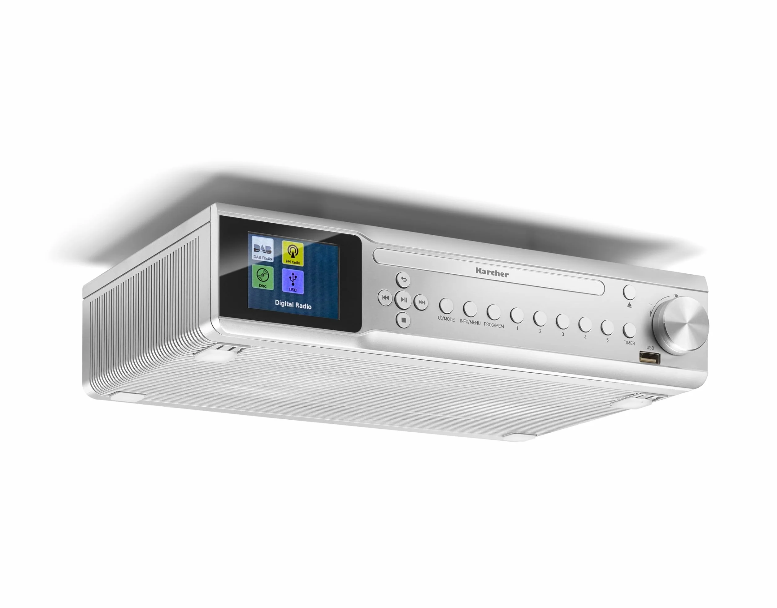 Kärcher RA 2060D-S Radio Kuchenne Srebrny 2x3W