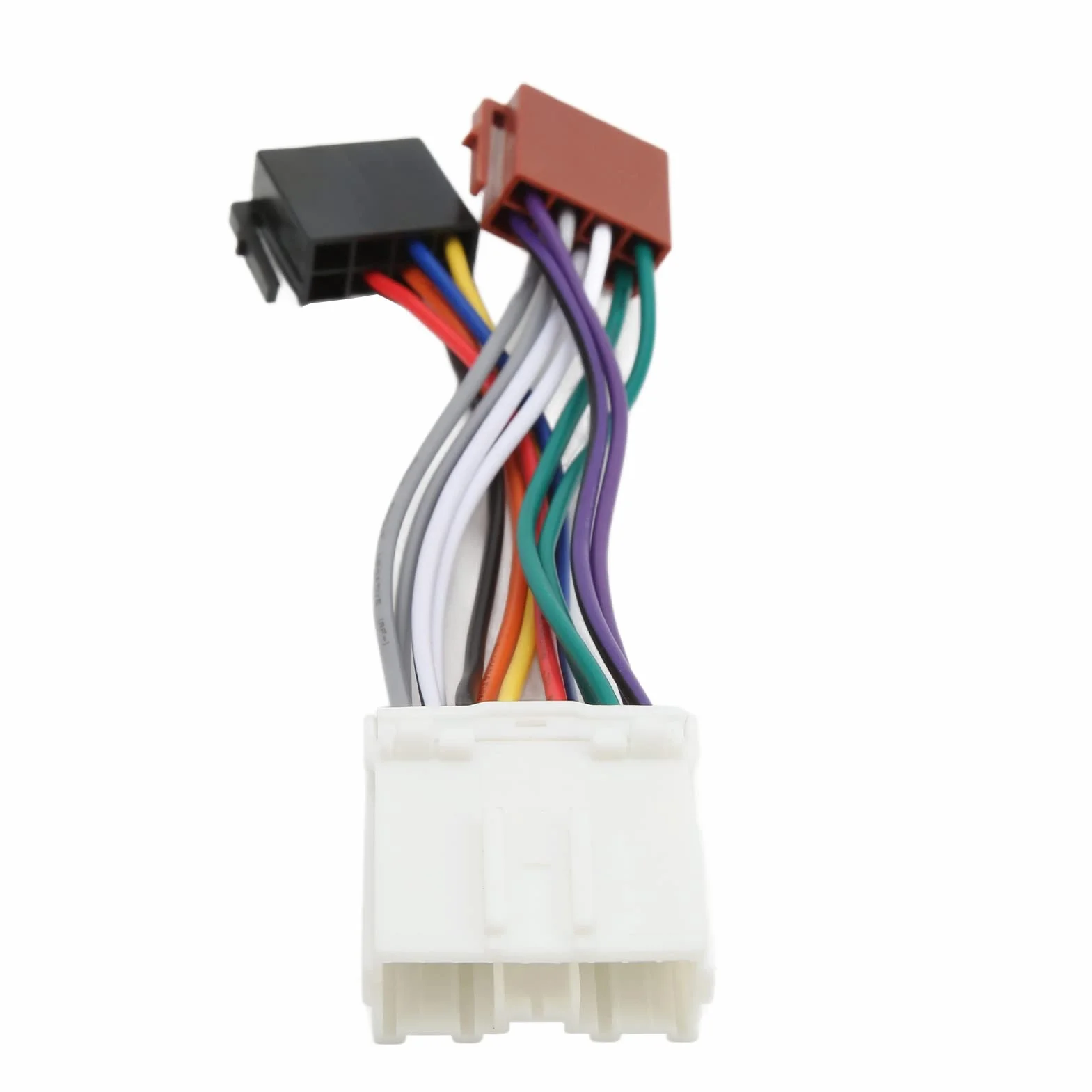 Aramox Radio Samochodowe ISO Adapter Odtwarzacz CD Kable w Wiązce Stereo Wymiana Złącza ISO dla Lancer Pajero