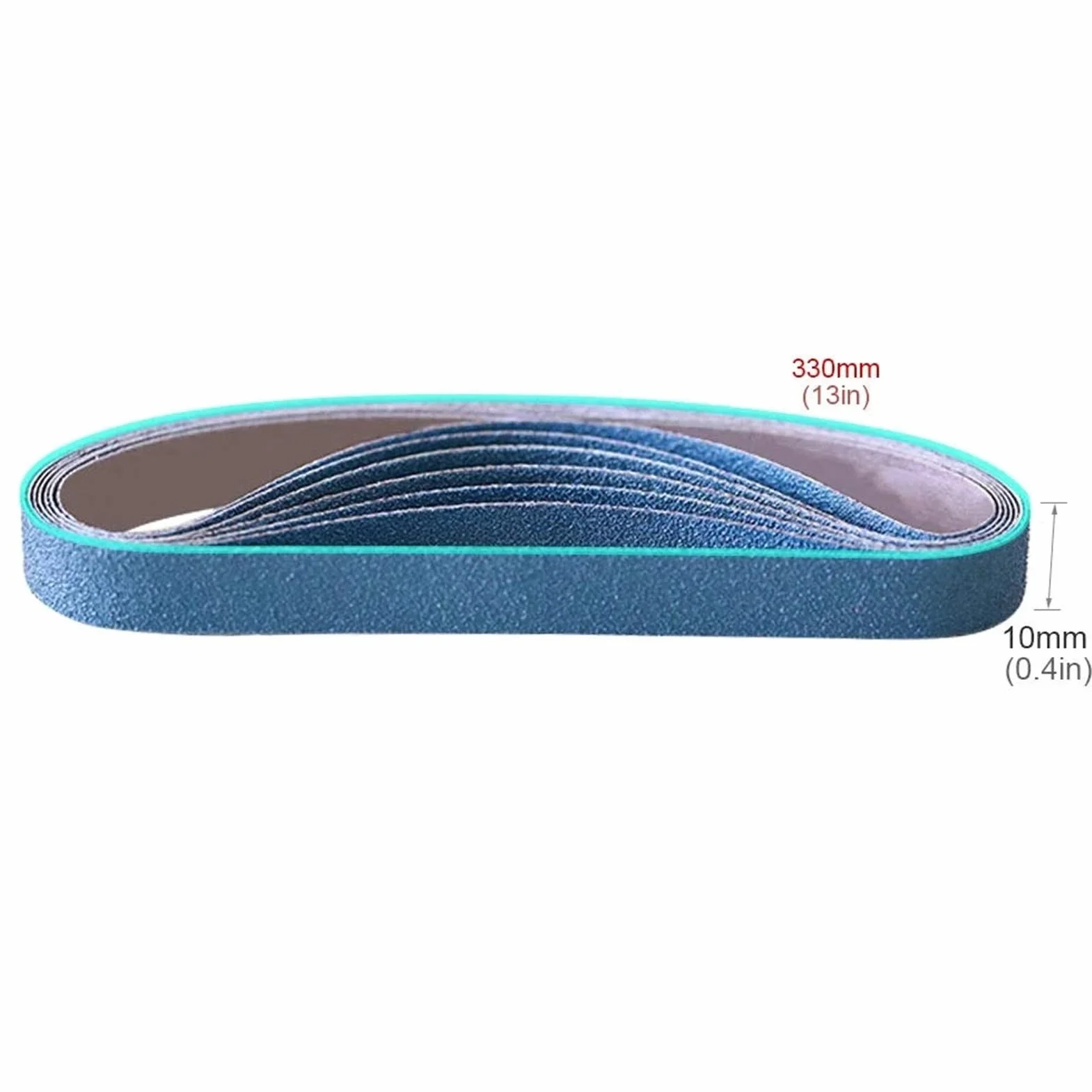 Pasy szlifierskie do drewna i metalu - 330x10mm, 452x15mm, 457x13mm - Trwałe pasy ścierne do szlifowania i polerowania-1szt(P60x520x20mm)