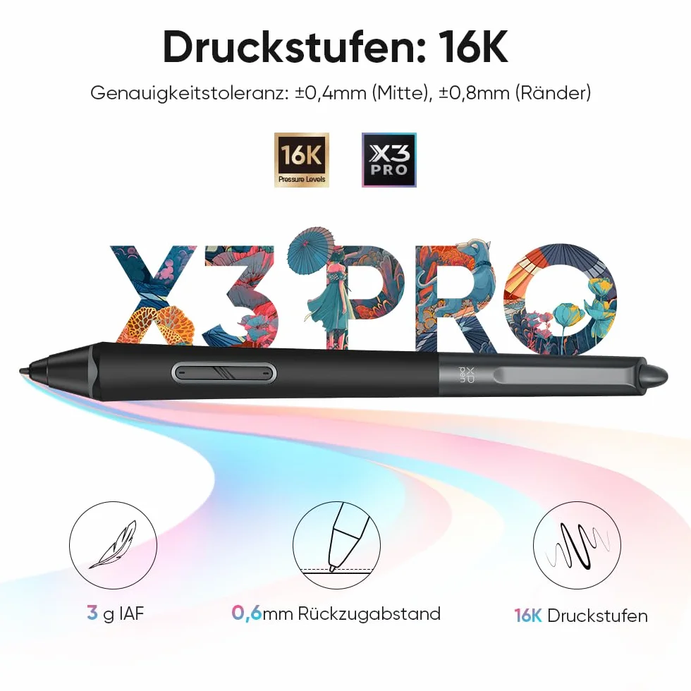 XPPen Artist Pro 14 Gen 2 tablet graficzny 14 cali laminowany ekran rysik 16K bezakumulatorowy