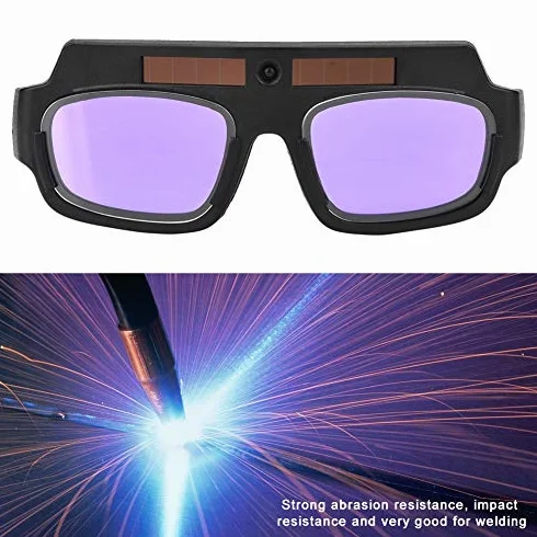 Yosoo Solarne okulary spawalnicze z automatycznym zaciemnieniem, okulary ochronne, regulowana ochrona oczu do gogli Argon Arc Electric Impact