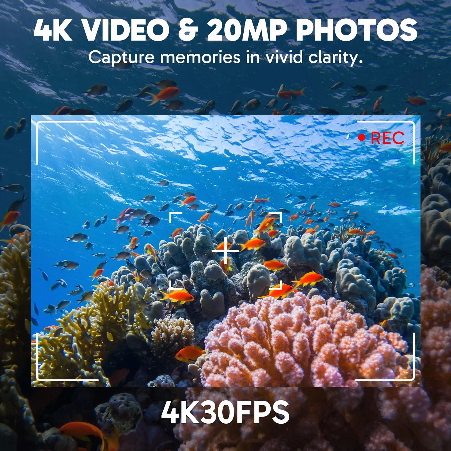 AKASO EK7000 Pro kamera sportowa 4K 64 GB wodoodporna z ekranem dotykowym