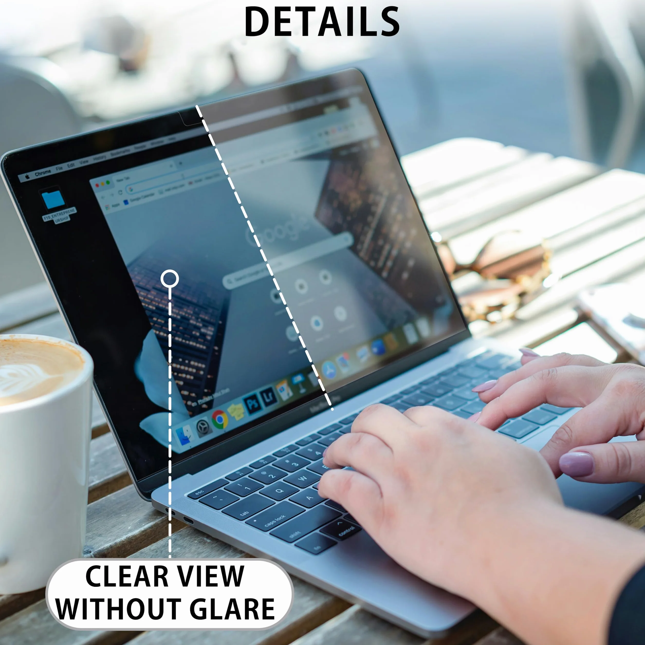 Folia ochronna na ekran antyrefleks MyGadget do Apple MacBook Pro 13" 2016 i Air 13" 2018-2020 M1