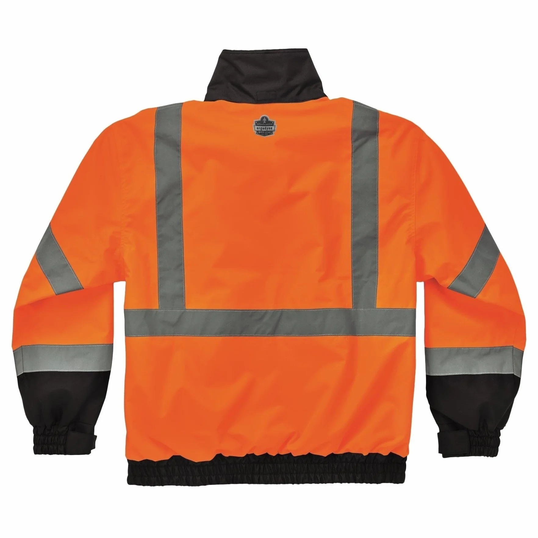 Ergodyne GloWear 8379 kurtka termiczna o wysokiej widoczności typ R, klasa 3, pomarańczowa bomberka z podszewką polarową, XL, XL
