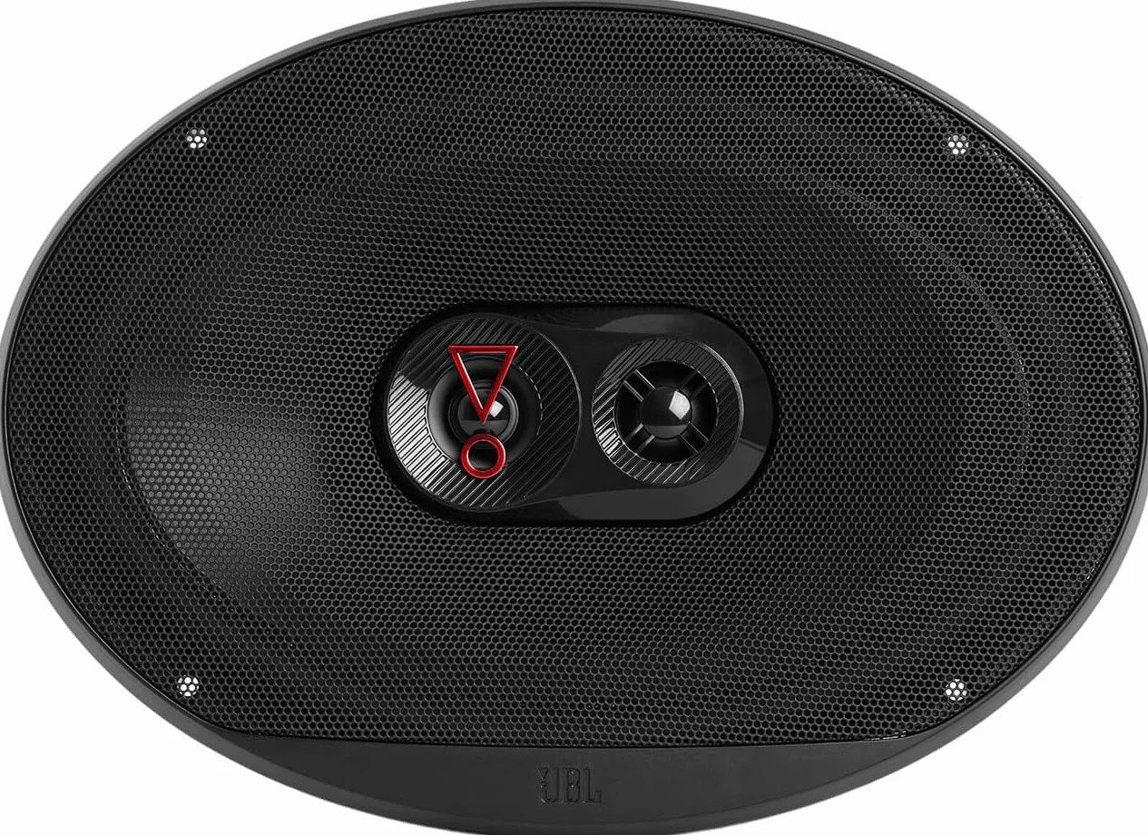 JBL Stage3 9637F 3-drożny zestaw głośników samochodowych Harman Kardon bez kratki, 375 W, owalne głośniki samochodowe, 6" x 9" (152 mm x 230 mm)