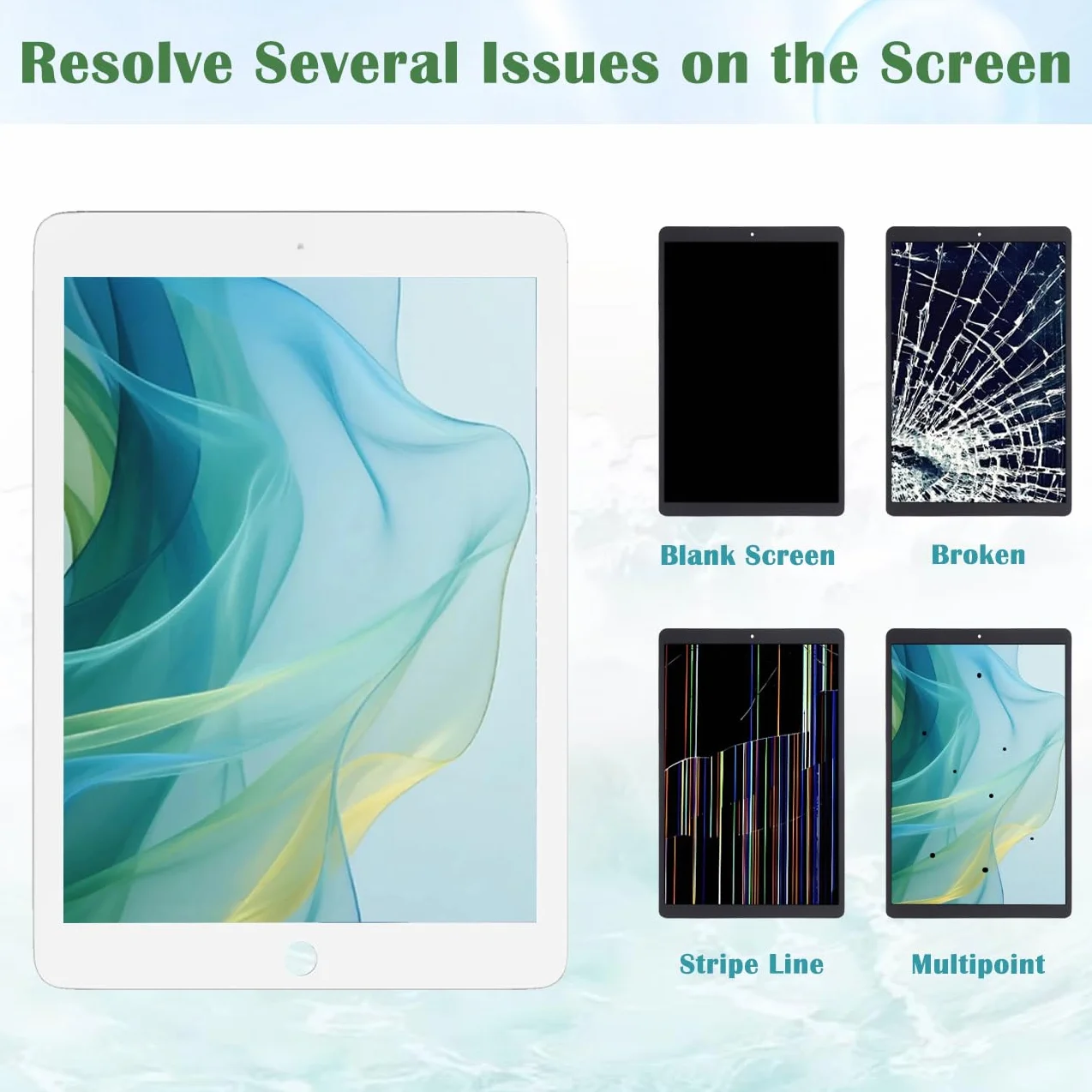 Wyświetlacz LCD do iPad mini 4 7,9 cala A1538 A1550 (2015) biały