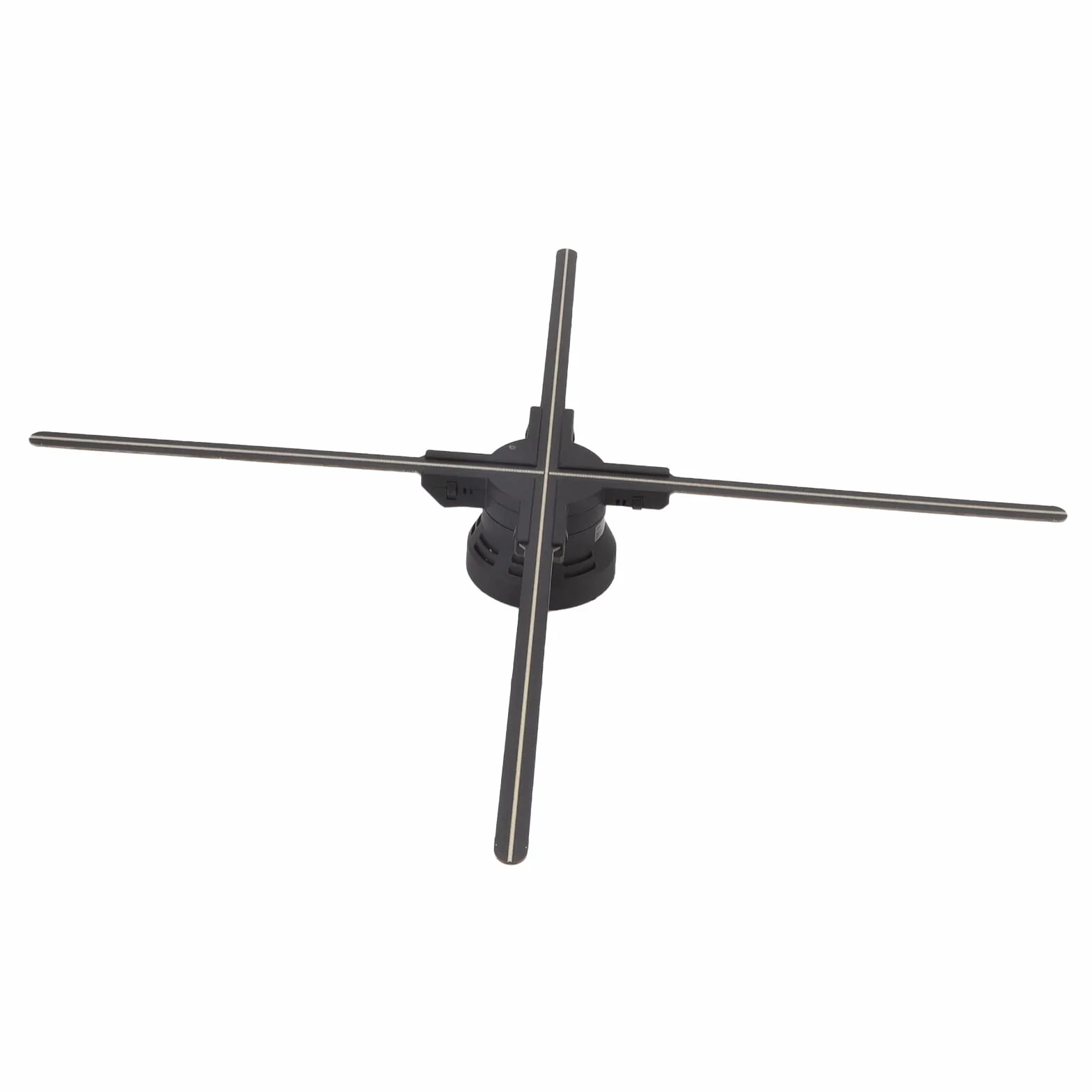 Hologram 3D WiFi 1600 x 832 832 diody LED wentylator stereo wyświetlacz z audio 70 cm dekoracja