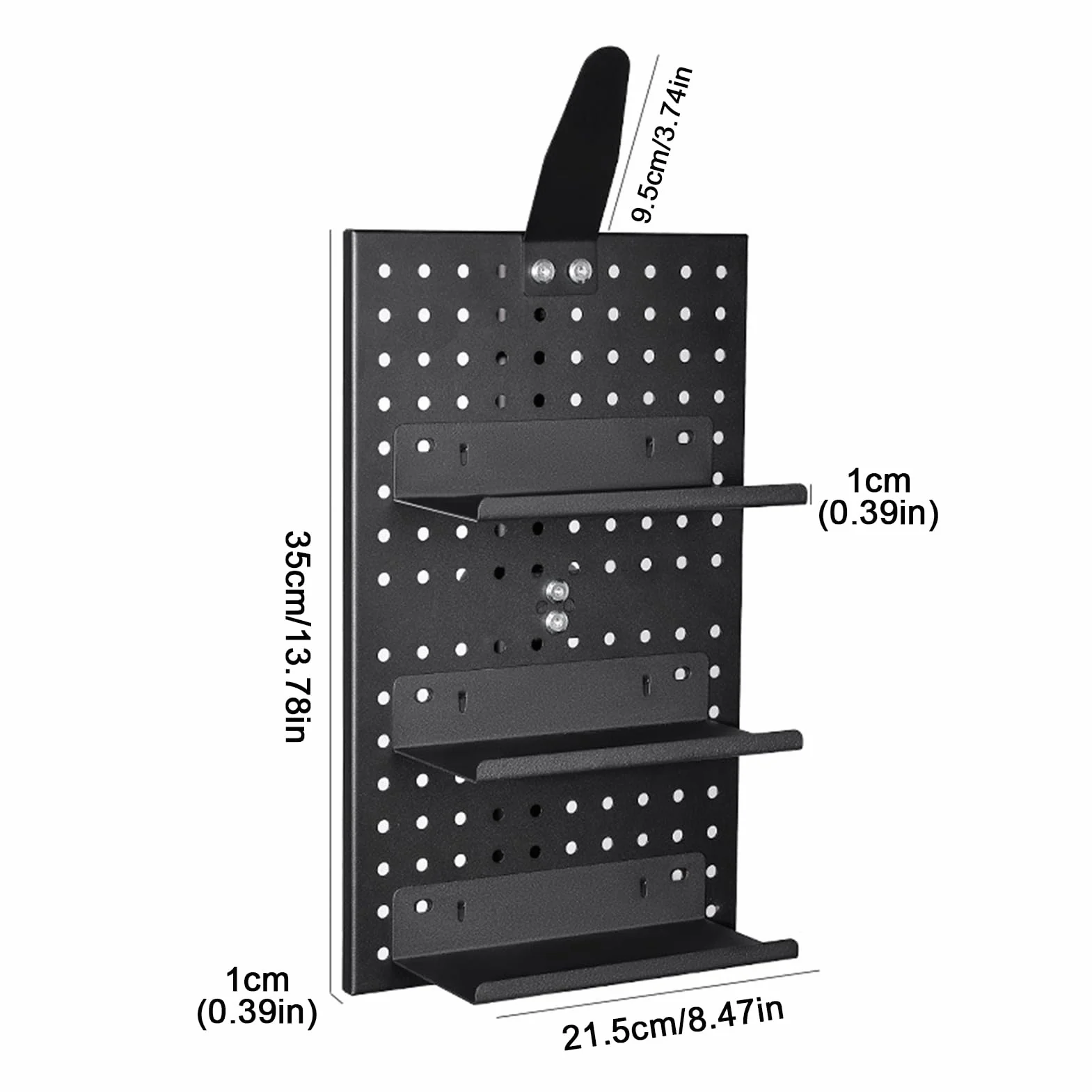 Pegboard zestaw do przechowywania na biurku, organizer rowerowy, uchwyt ścienny ze stopu aluminium z haczykami, do przechowywania z regulowanym układem, akcesoria garażowe, narzędzie do
