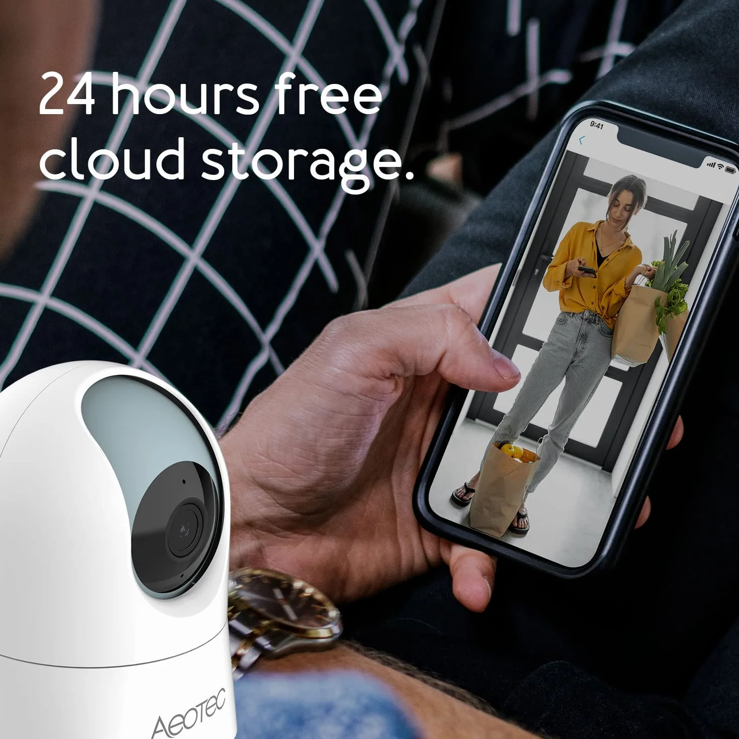 Aeotec Smartthings GP-AEOCAMEU Kamera Kopułkowa Biały 10 m