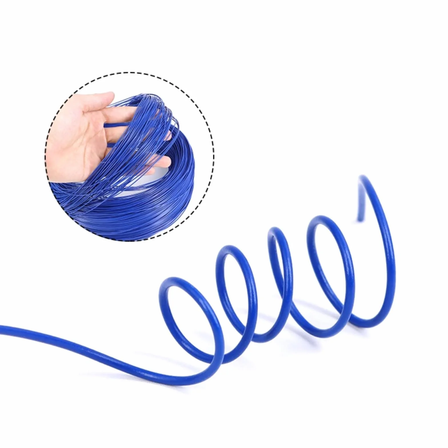 5M-200M UL1571 Kable elektroniczne 32 30 28 26 AWG miękki PVC (szary, 100 m, 26 AWG)