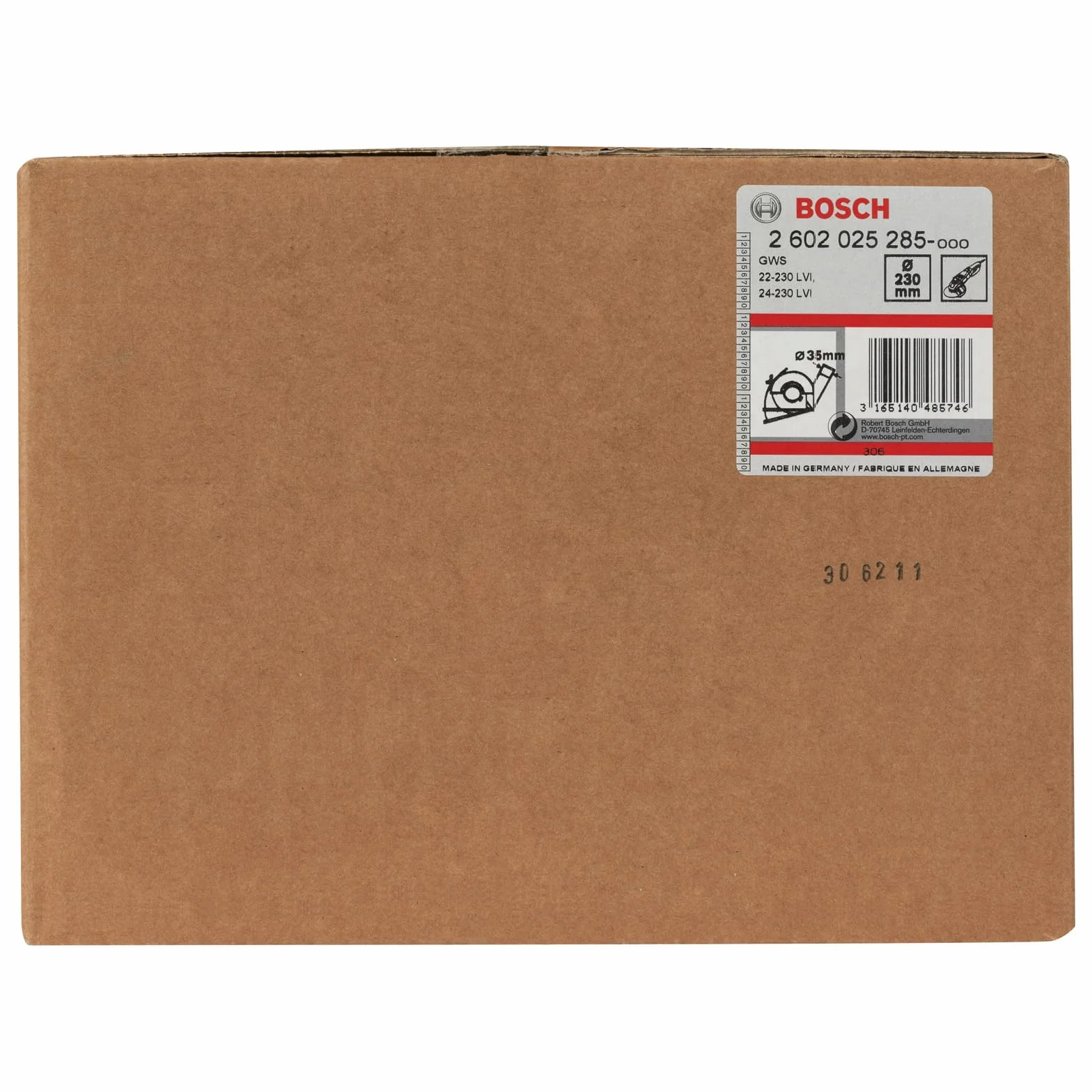 Bosch 2602025285 230 mm osłona ochronna z prowadnicą do cięcia i odsysaniem kurzu