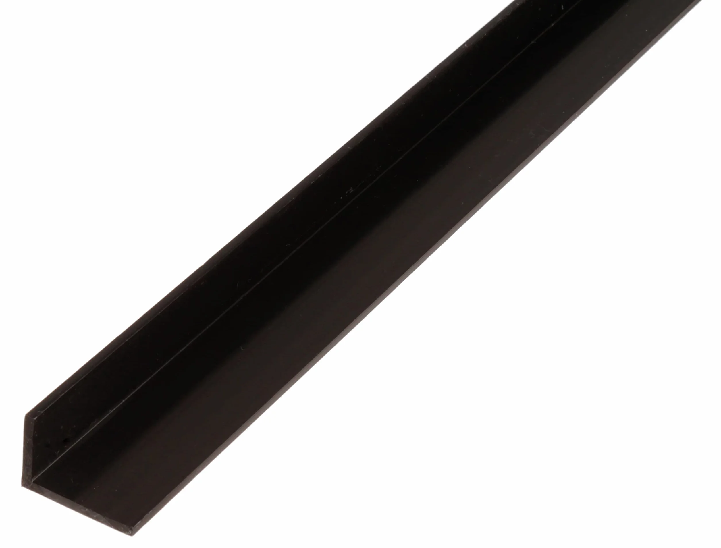 GAH-Alberts 498696 479060 kątownik z tworzywa sztucznego, czarny, 1000 x 30 x 20 mm, zestaw 7 sztuk