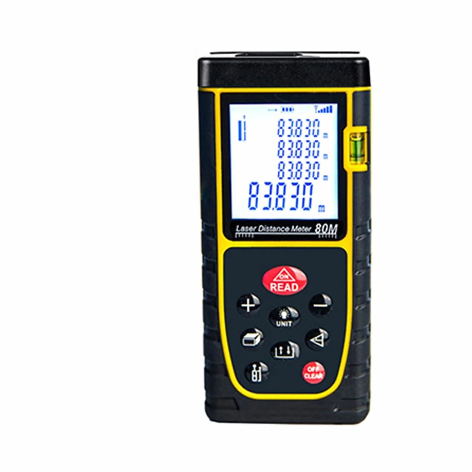 Poziomica laserowa dalmierz miernik odległości 40M 60M 80M 100M dalmierz laserowy linijka Finder Diastimeter taśma miernicza D1013(80m)