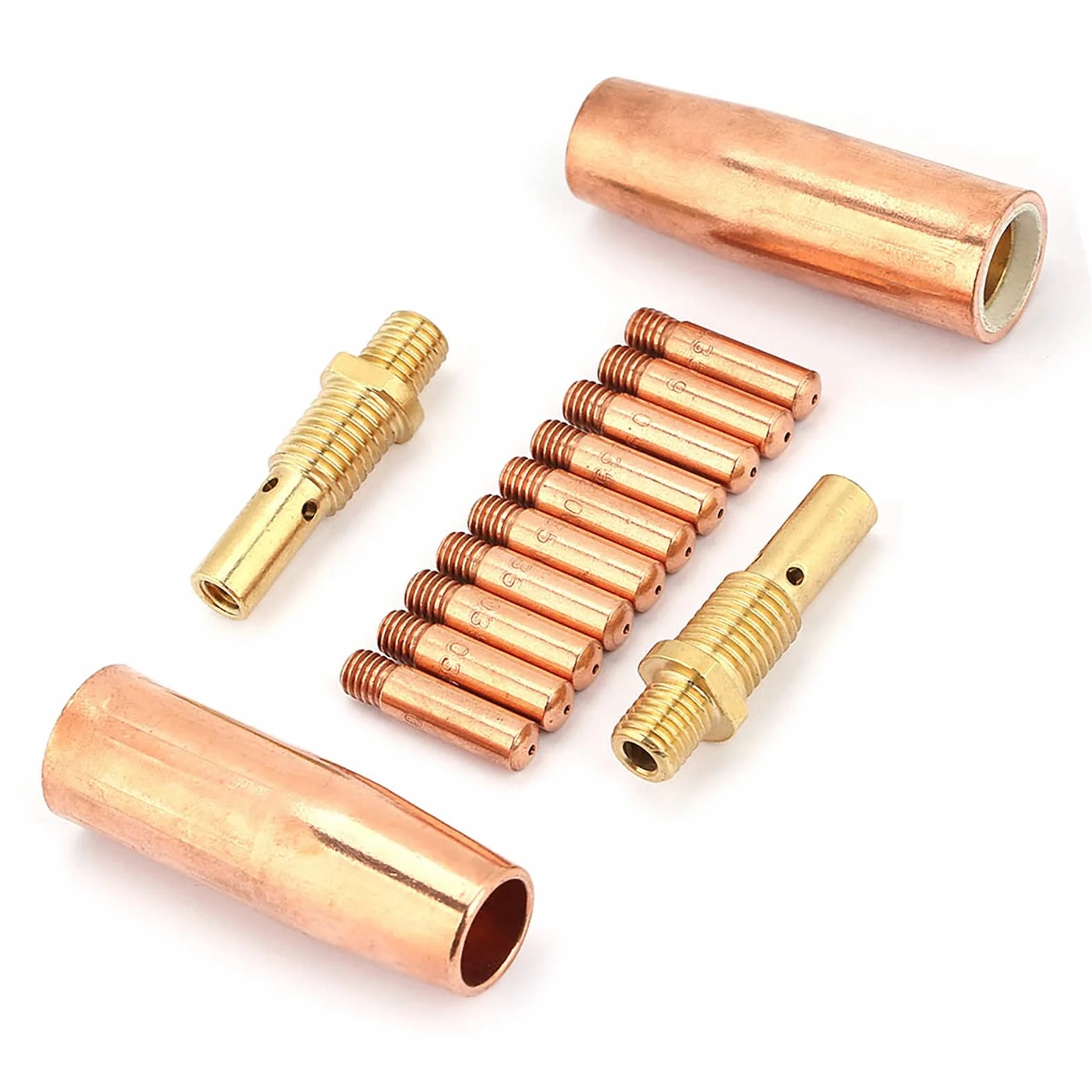 14 stücke Düsen Diffusor Tip Kit für Tweco MIG Schweißpistole