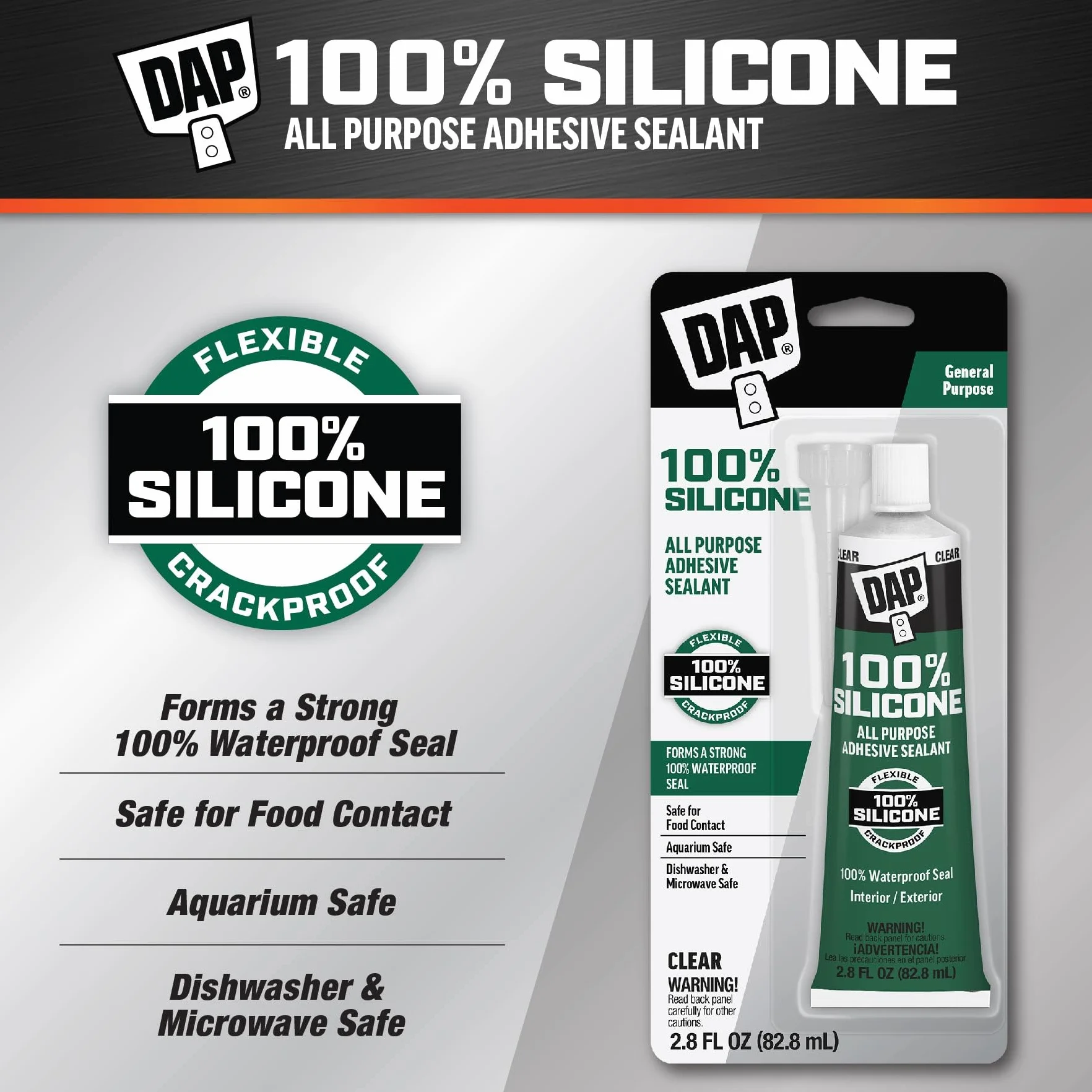 3-oz. Clear Silicone Aquarium Sealant -00755